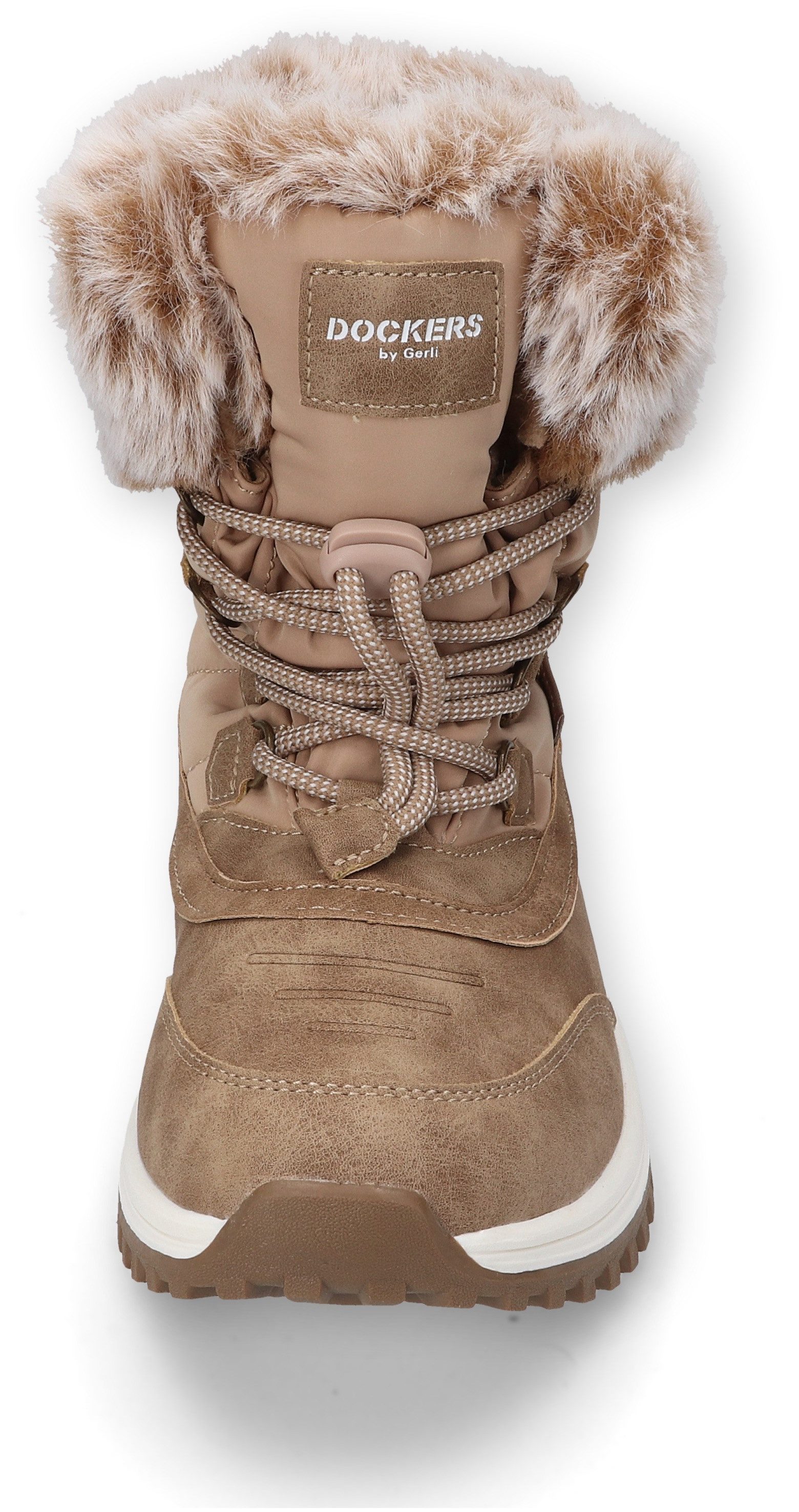 Dockers by Gerli Winterlaarzen sneeuwlaarzen, veterschoenen met praktische trekkoord