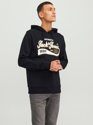 Jack & Jones Hoodie JJELOGO SWEAT HOOD 2 COL 23/24 NOOS