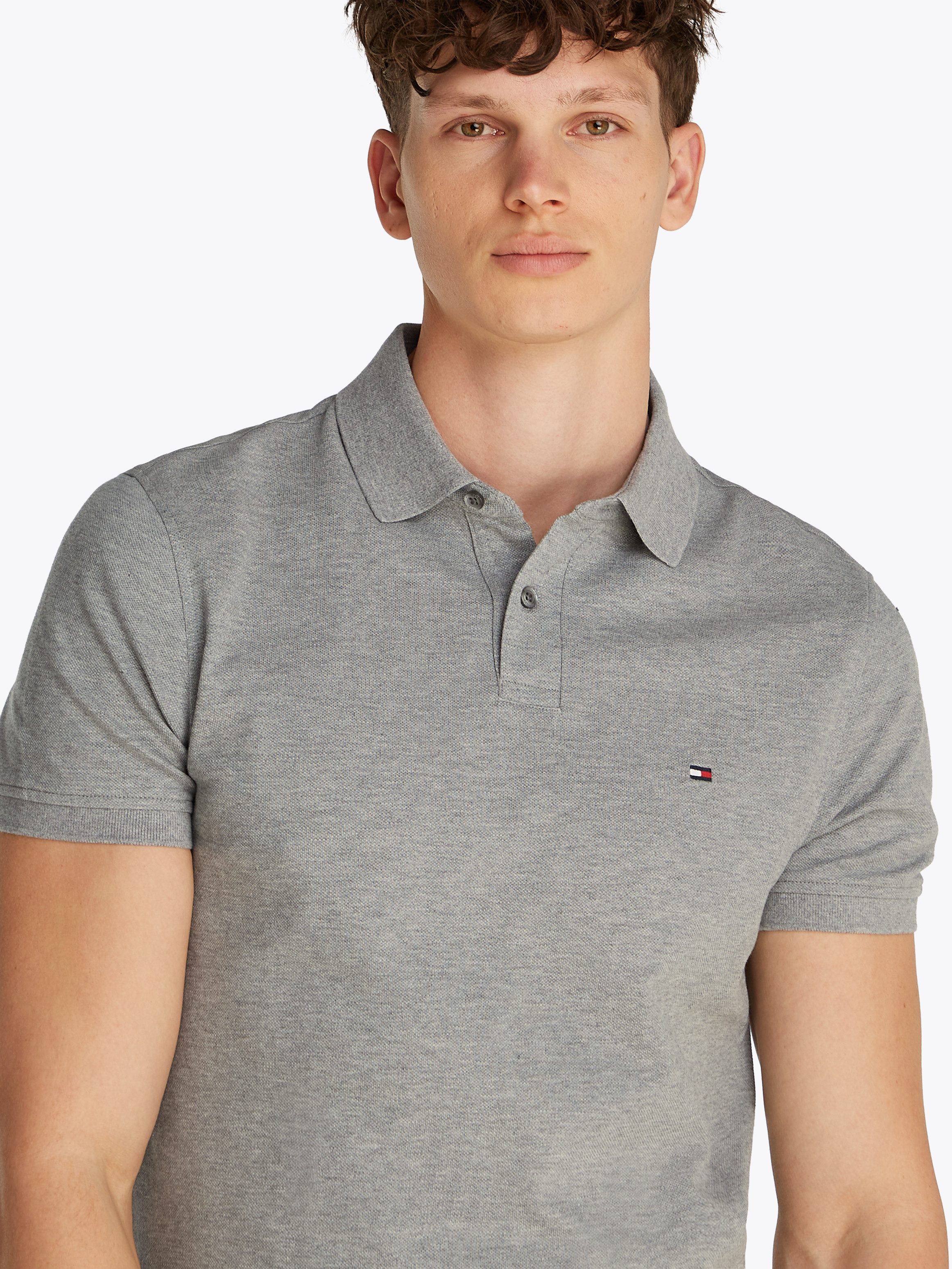 Tommy Hilfiger Poloshirt 1985 REGULAR POLO met tommy hilfiger contraststrepen in de kraag