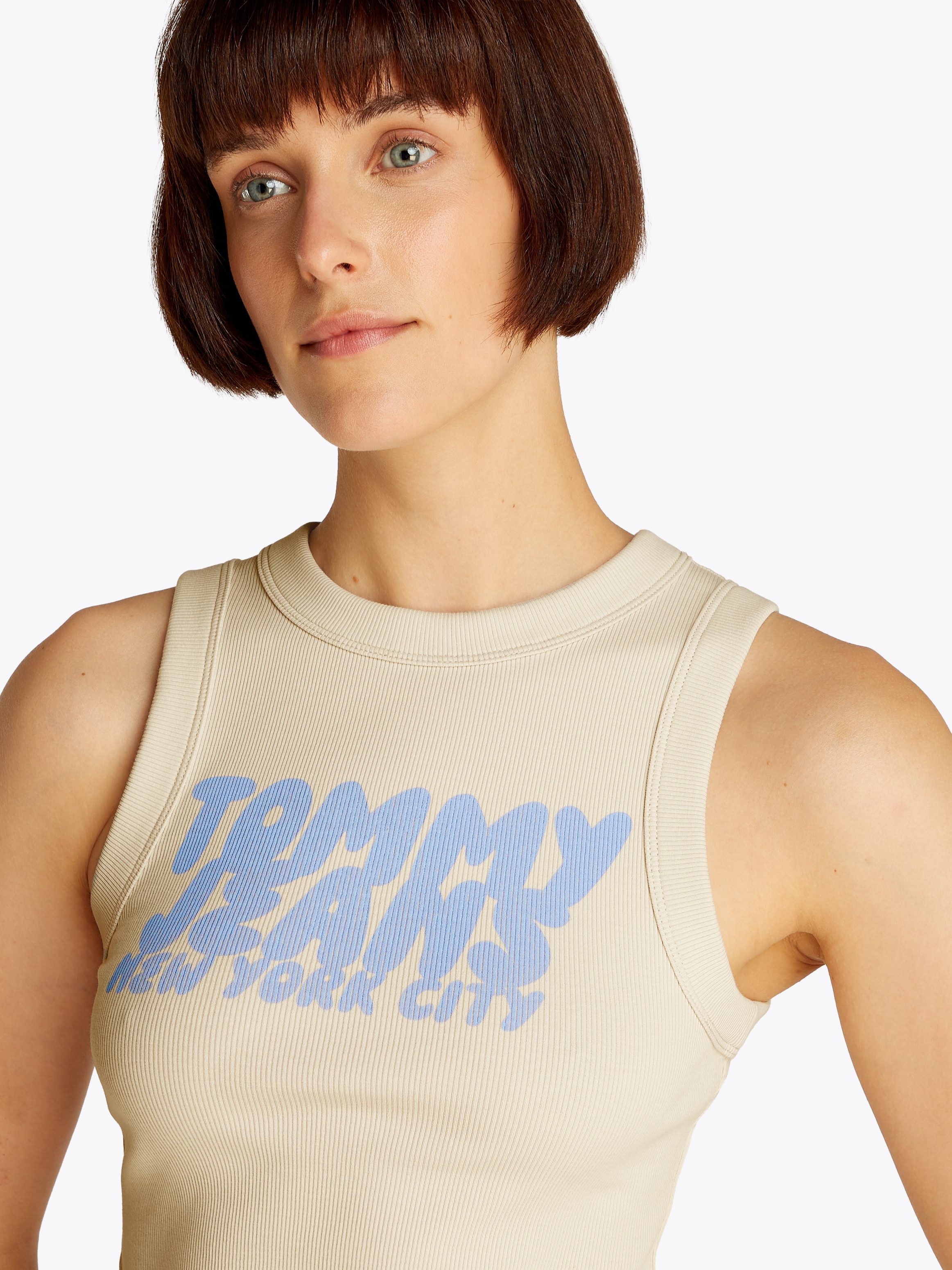 TOMMY JEANS Tanktop TJW SLIM SH TJ BUBBLE TANK