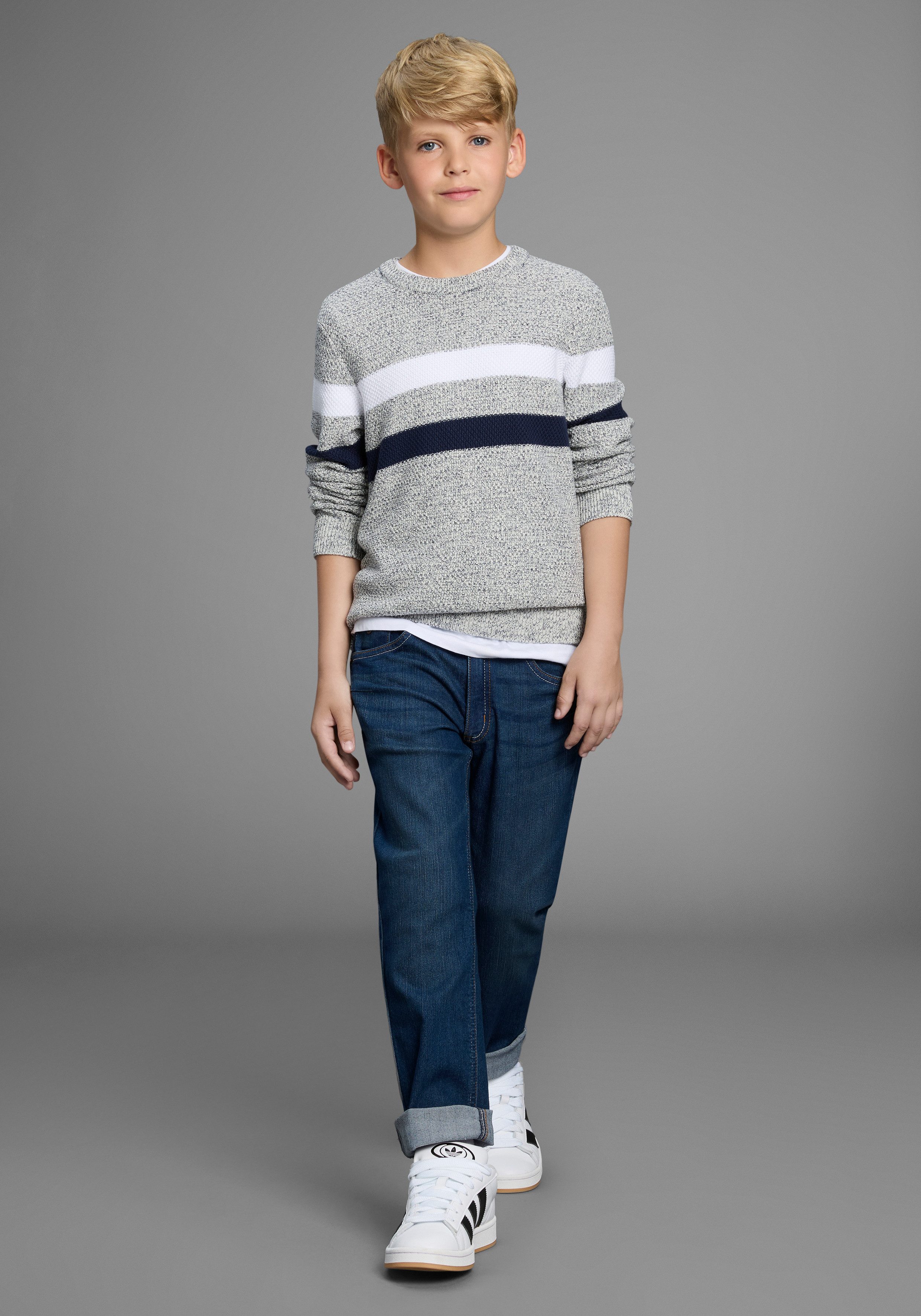 H.I.S Relax fit jeans Stretch jeans rechte vorm