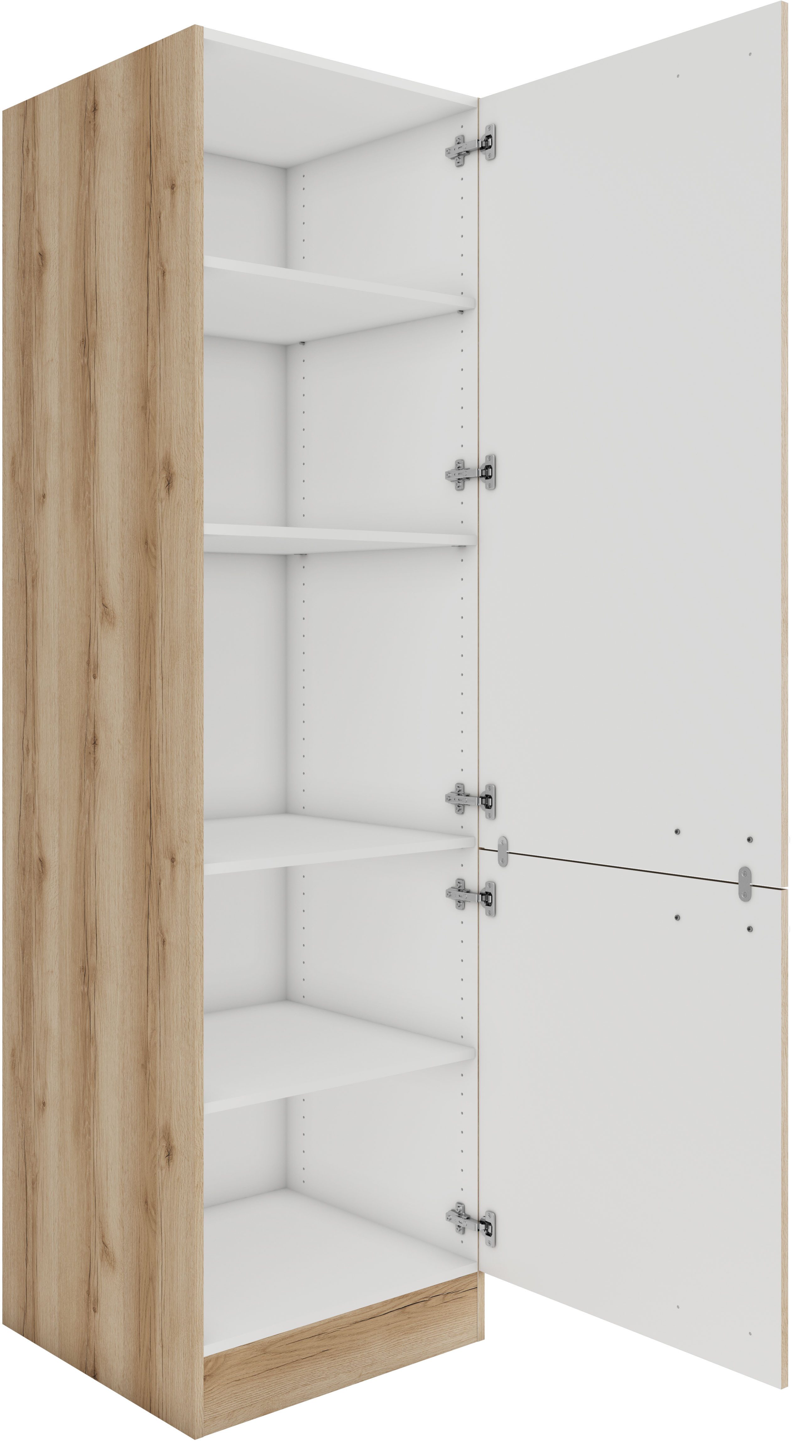 OPTIFIT Hoge kast Bella Breedte 60 cm, hoogte 206,8 cm, 5 vakken