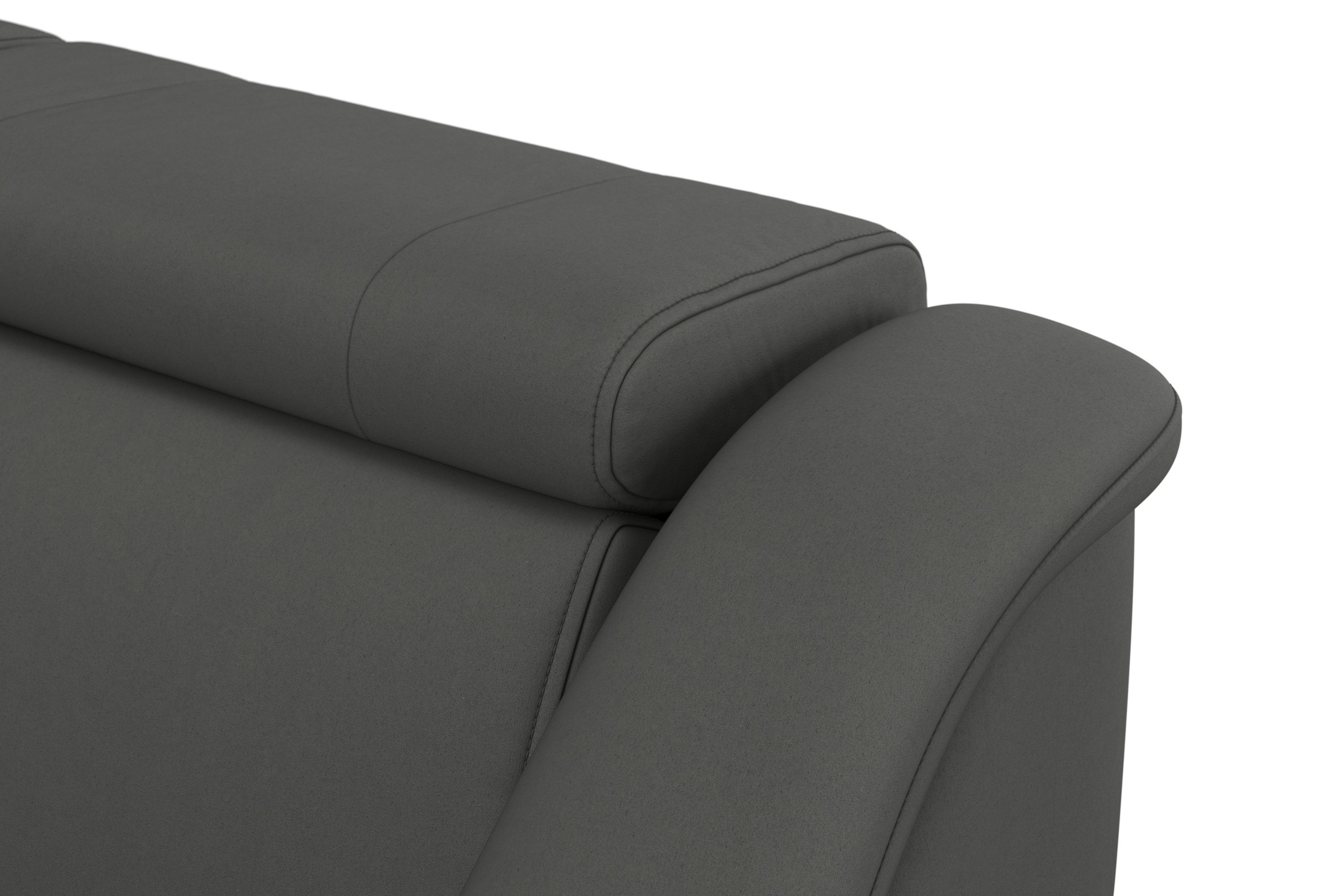 sit&more Hoekbank Freetown L-vorm met verstelbare hoofdsteun en comfortabele binnenvering