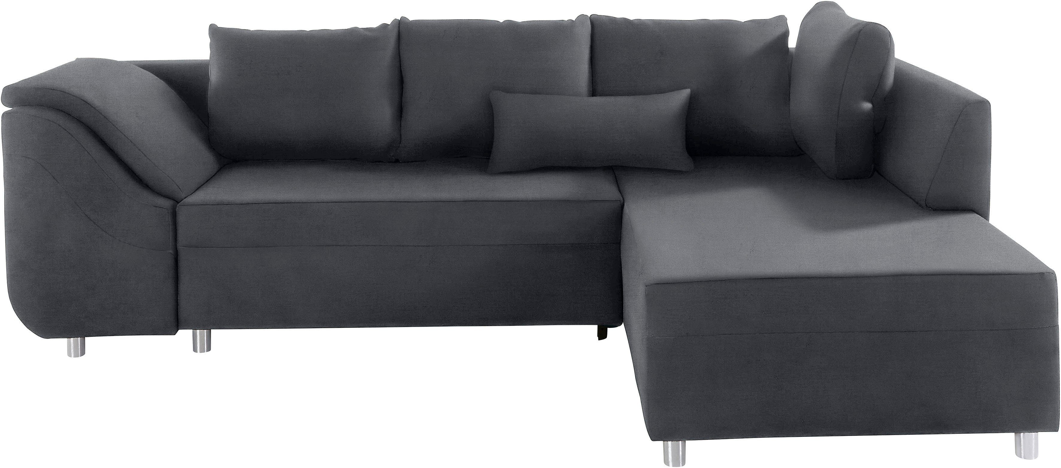COLLECTION AB Hoekbank Sally L-vorm met en zonder slaapfunctie, inclusief losse rug- en sierkussens