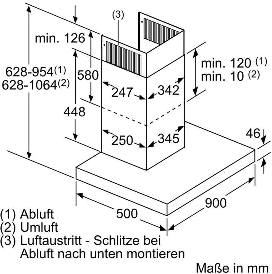 SIEMENS Wandkap LC97BCP50