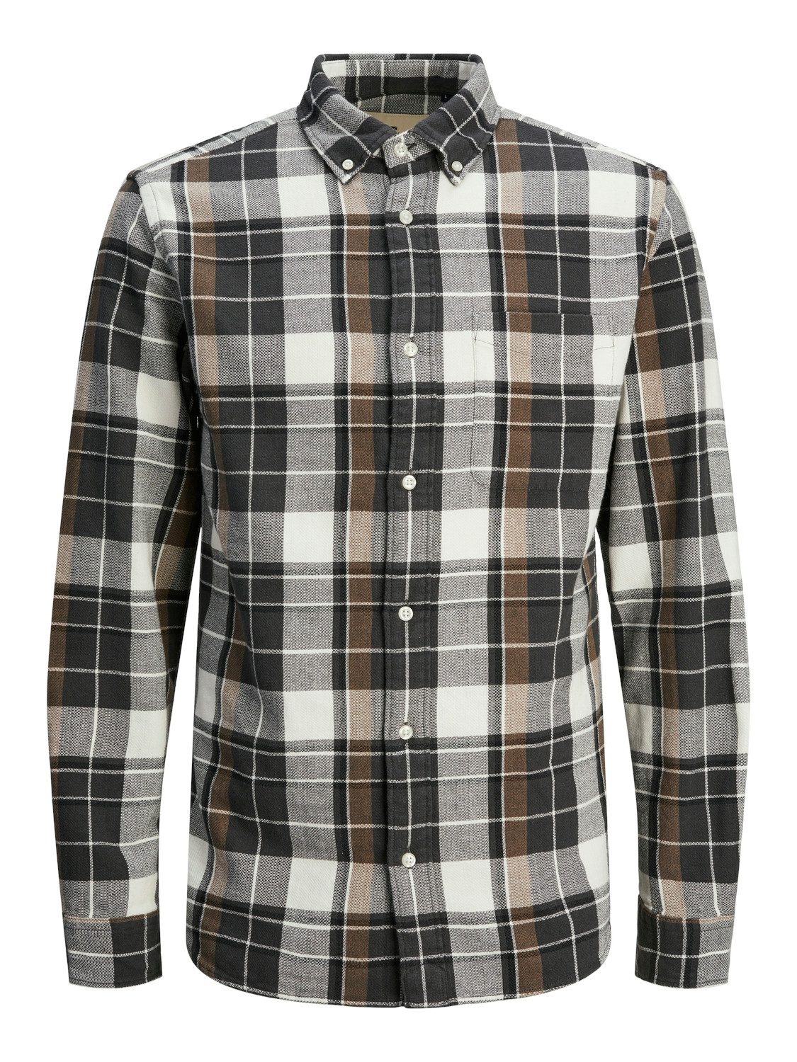 Jack & Jones Overhemd met lange mouwen JPRBLUBROOK CHECK STRUCTURE L S SHIRT SN