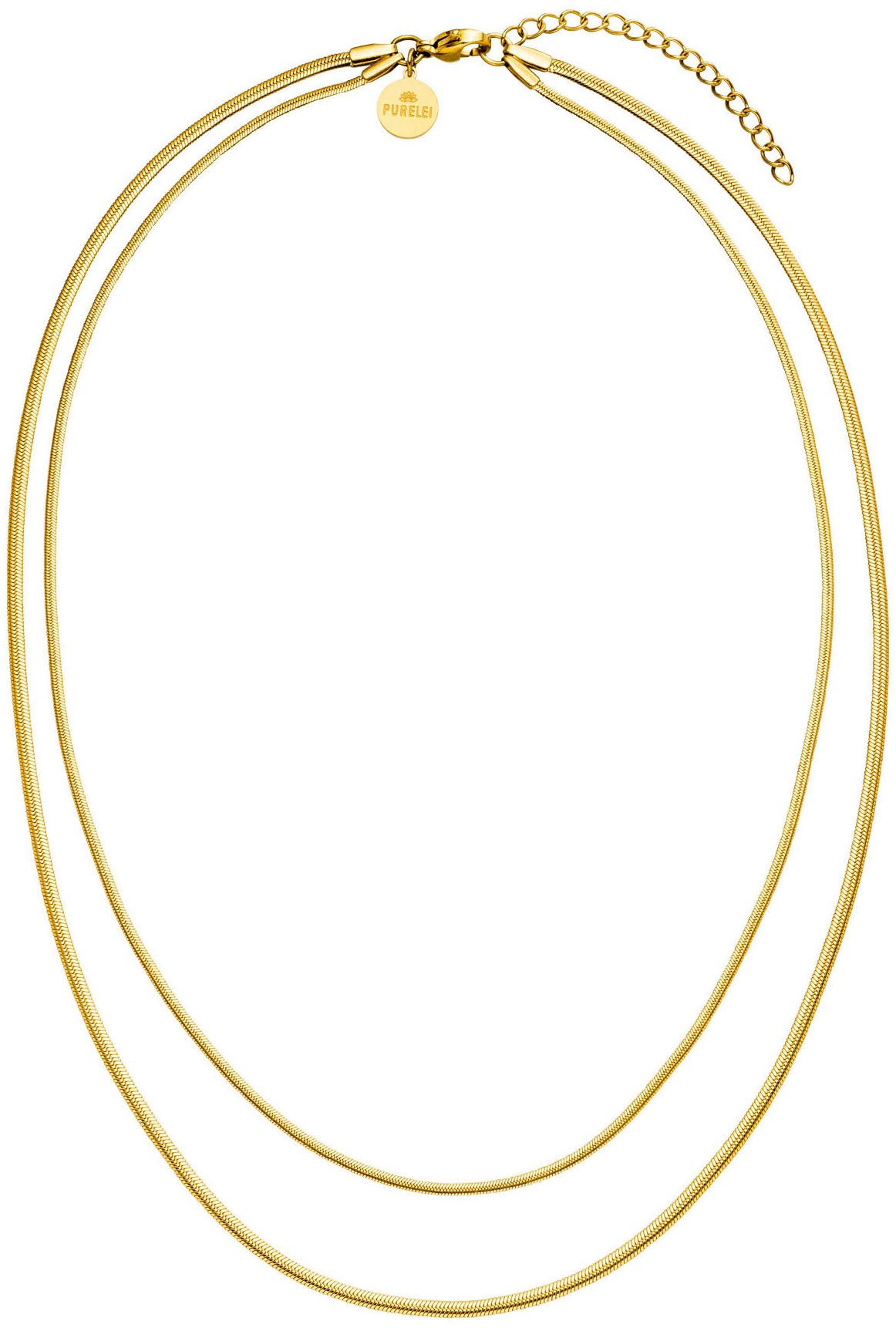Purelei Ketting zonder hanger Sieraad Geschenk Two Layers dubbele ketting, 23171