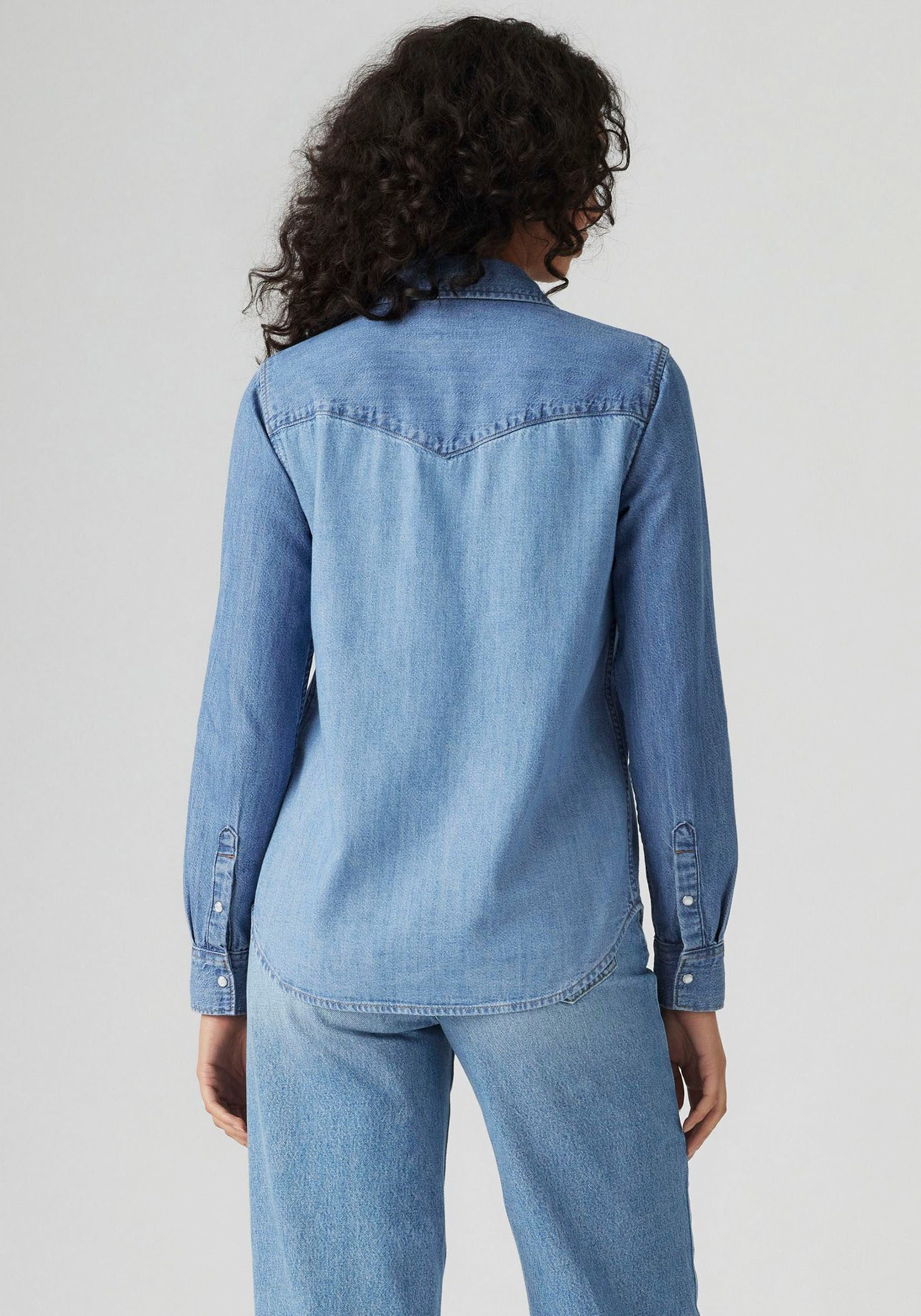 Levi's® Jeans blouse ESSENTIAL WESTERN met borstzakken met drukknopen