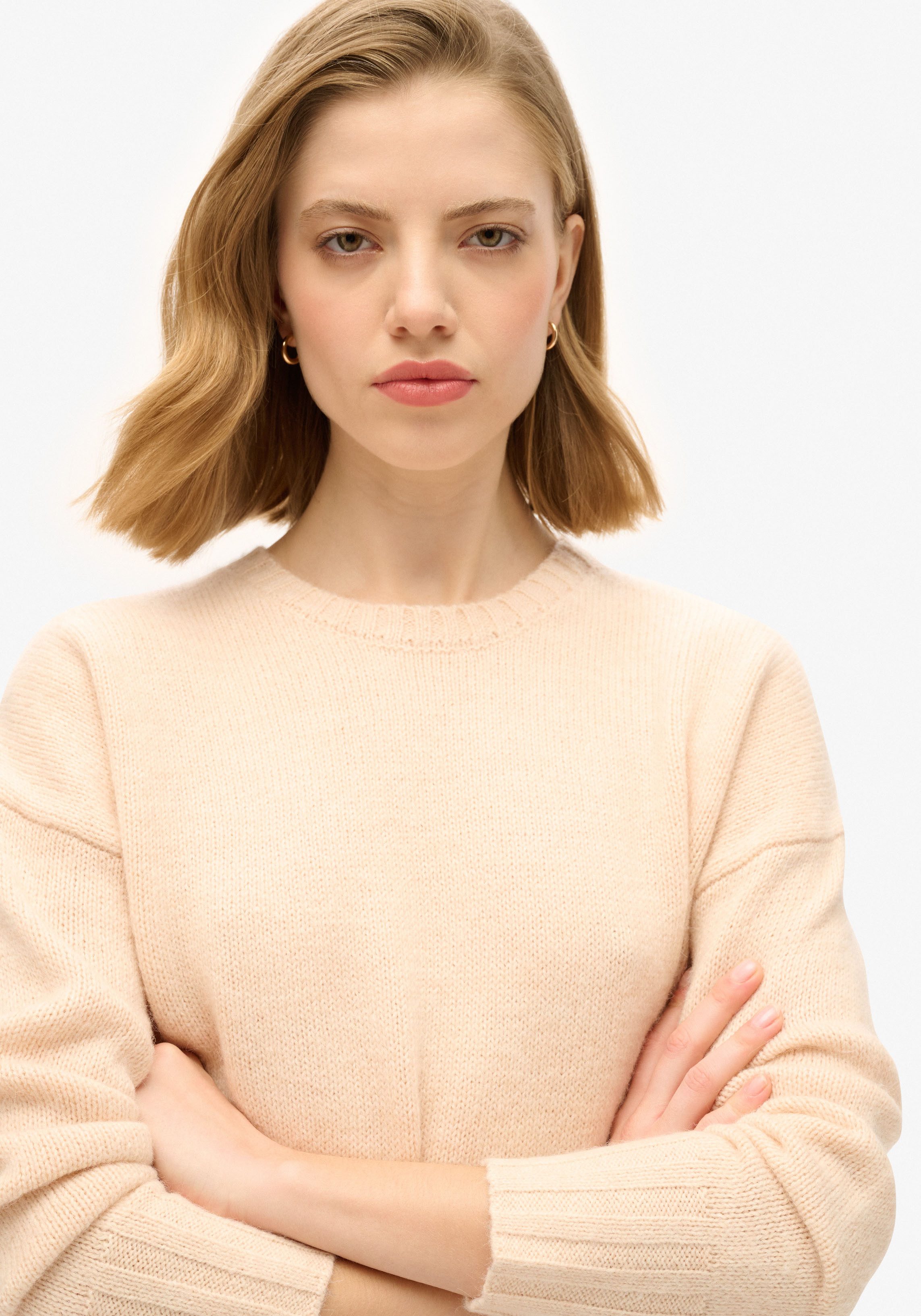 Superdry Gebreide trui ESSENTIAL CREW NECK JUMPER