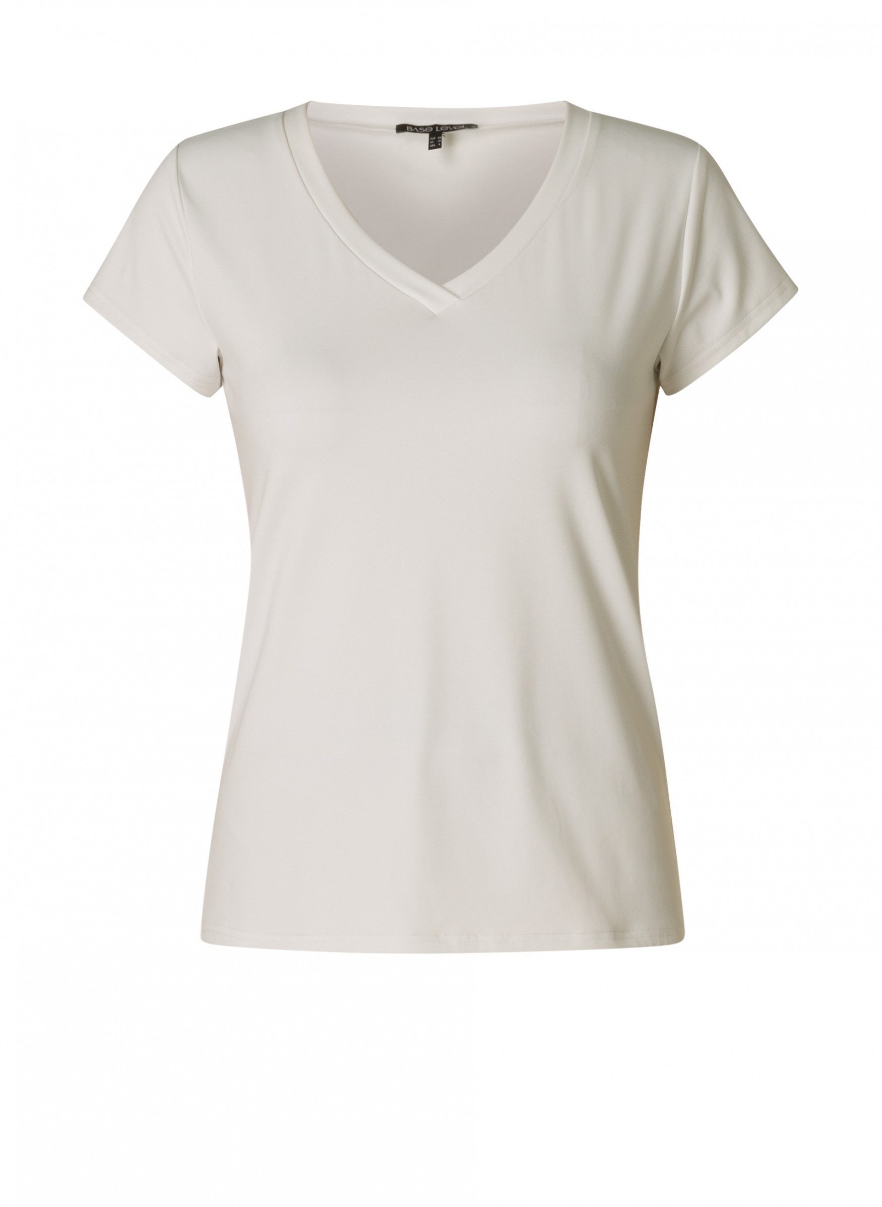 Base Level T-shirt Tilly met v-hals