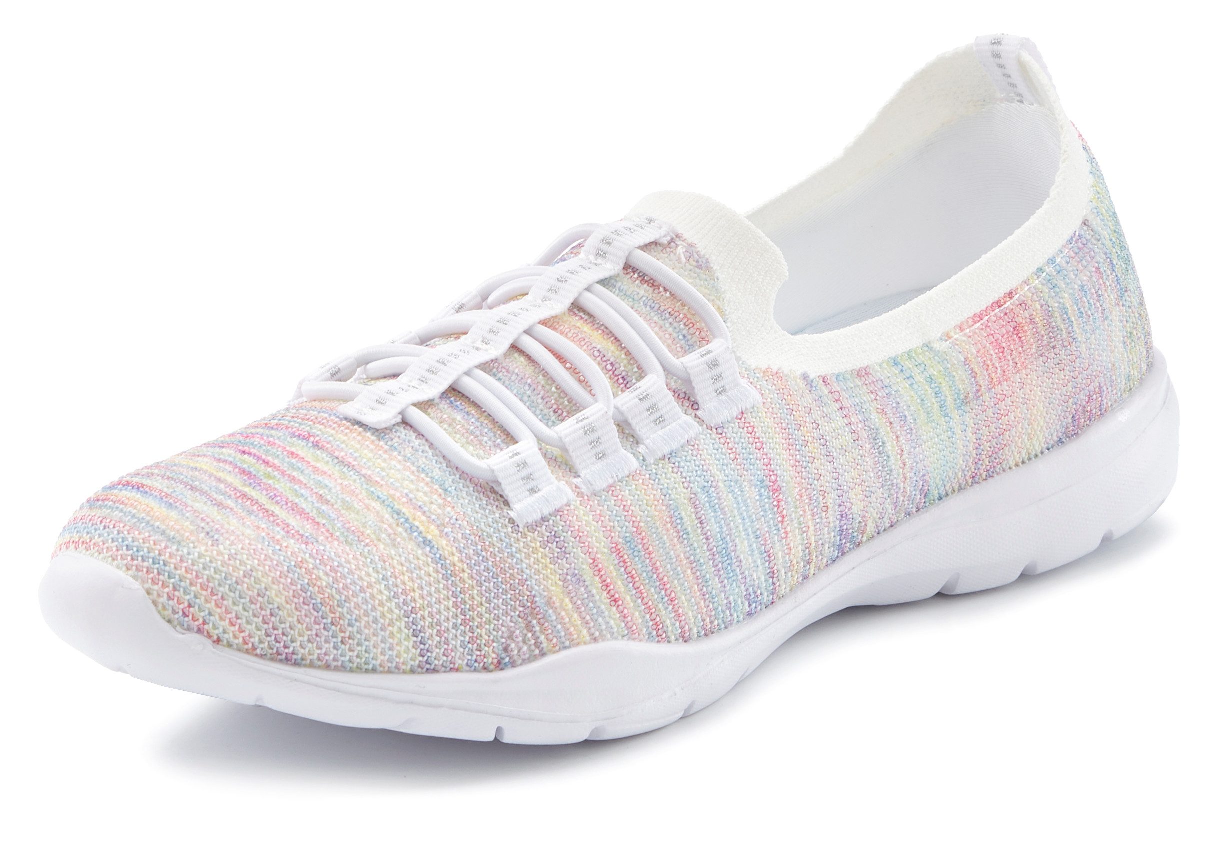 Lascana Sneakers Slipper, halfschoen, licht mesh materiaal Slippers, lage schoenen, om in te schieten, licht meshmateriaal VEGAN