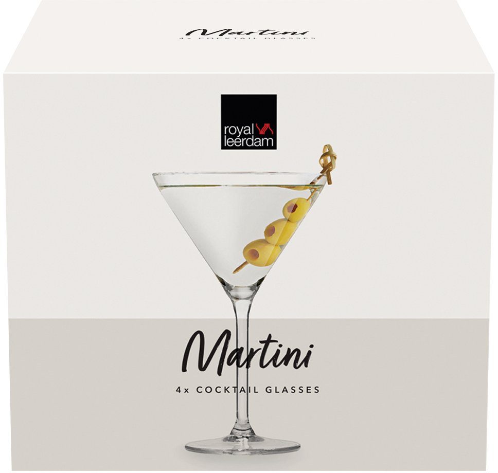 van Well Cocktailglas Martini 260 ml, in geschenkdoos(set, 4-delig)