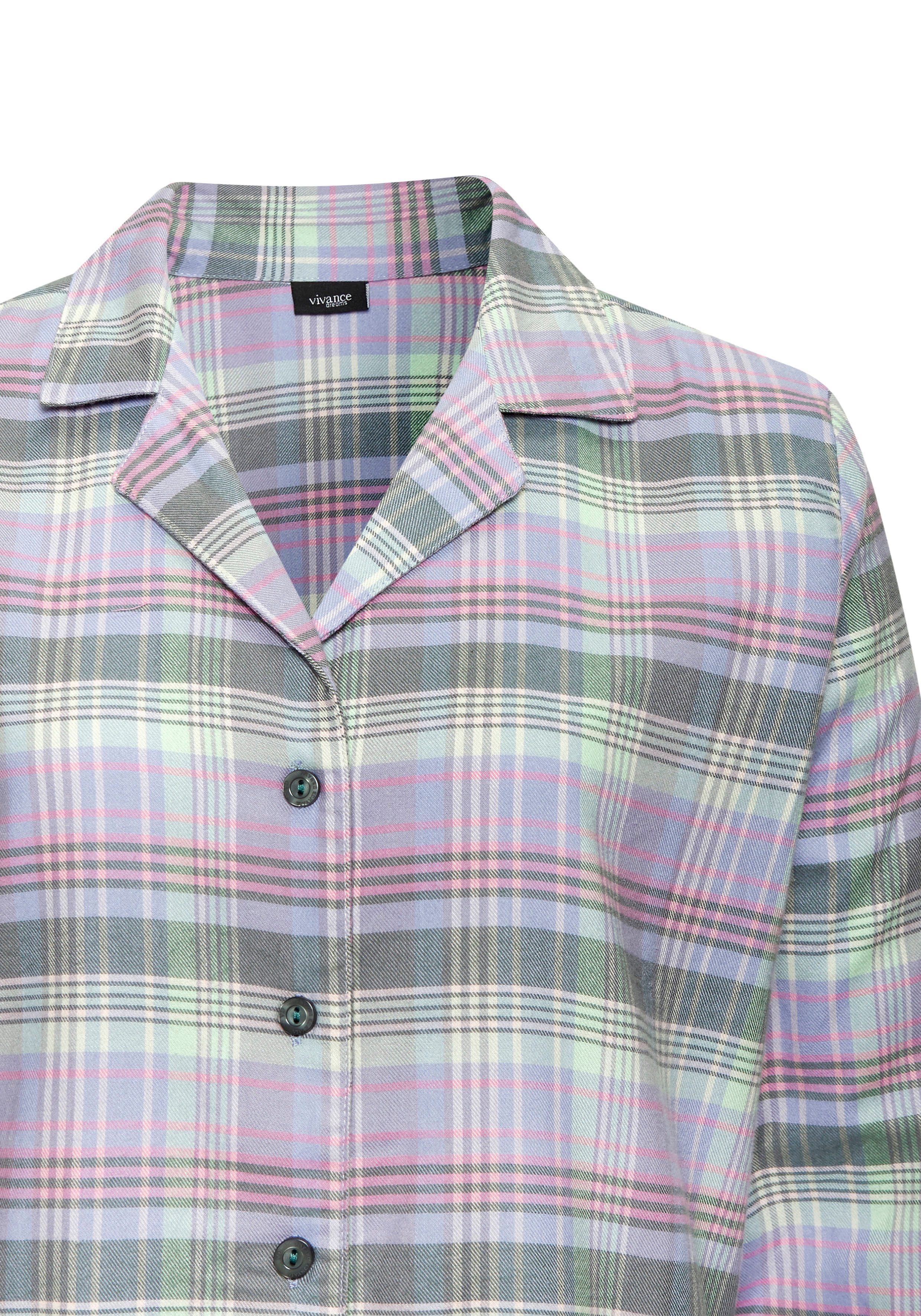 Vivance Dreams Nachthemd van knuffelzacht flanel