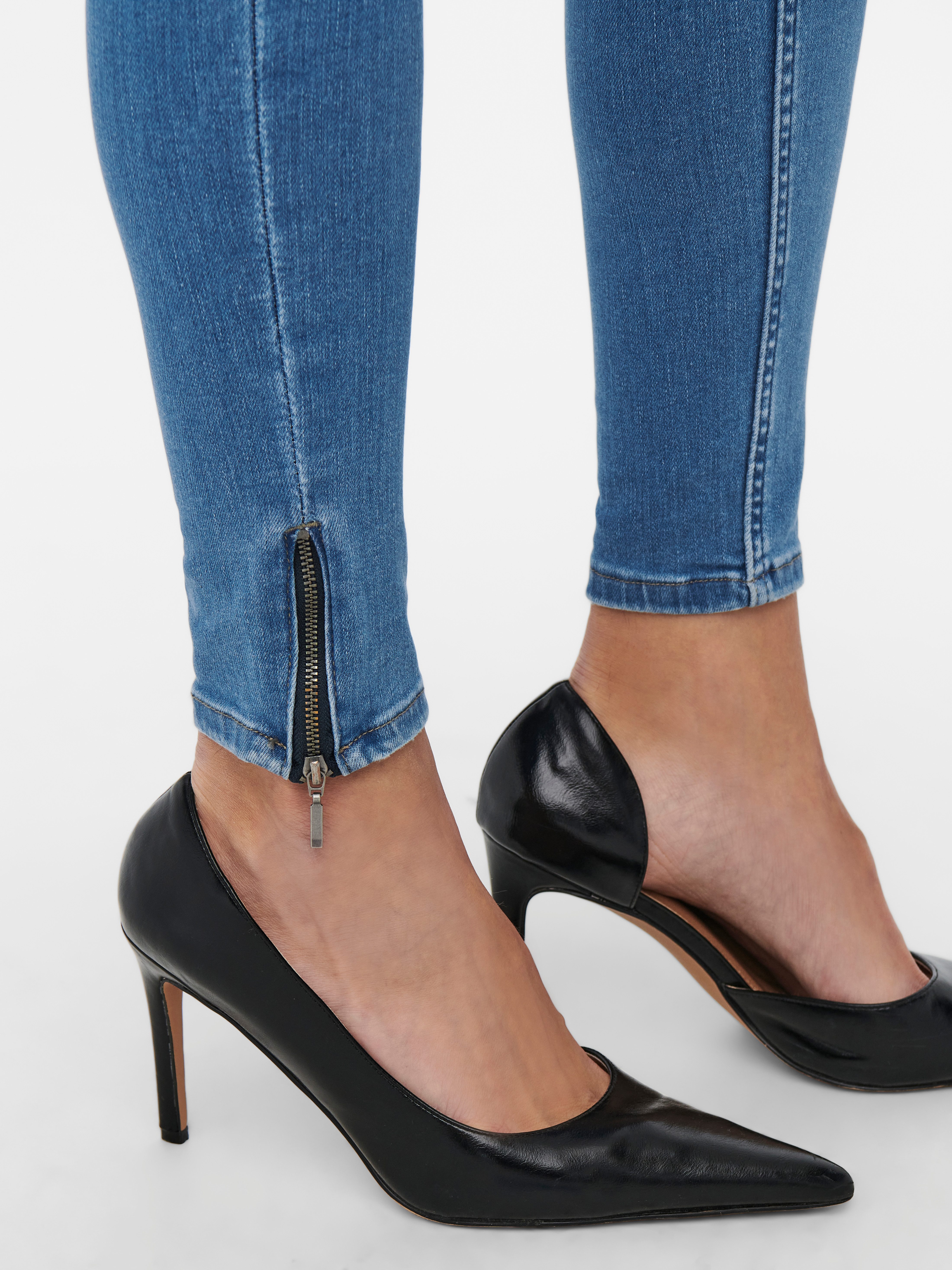 Only Skinny fit jeans ONLBLUSH MID SKINNY ANKLE ZIP DNM BOX
