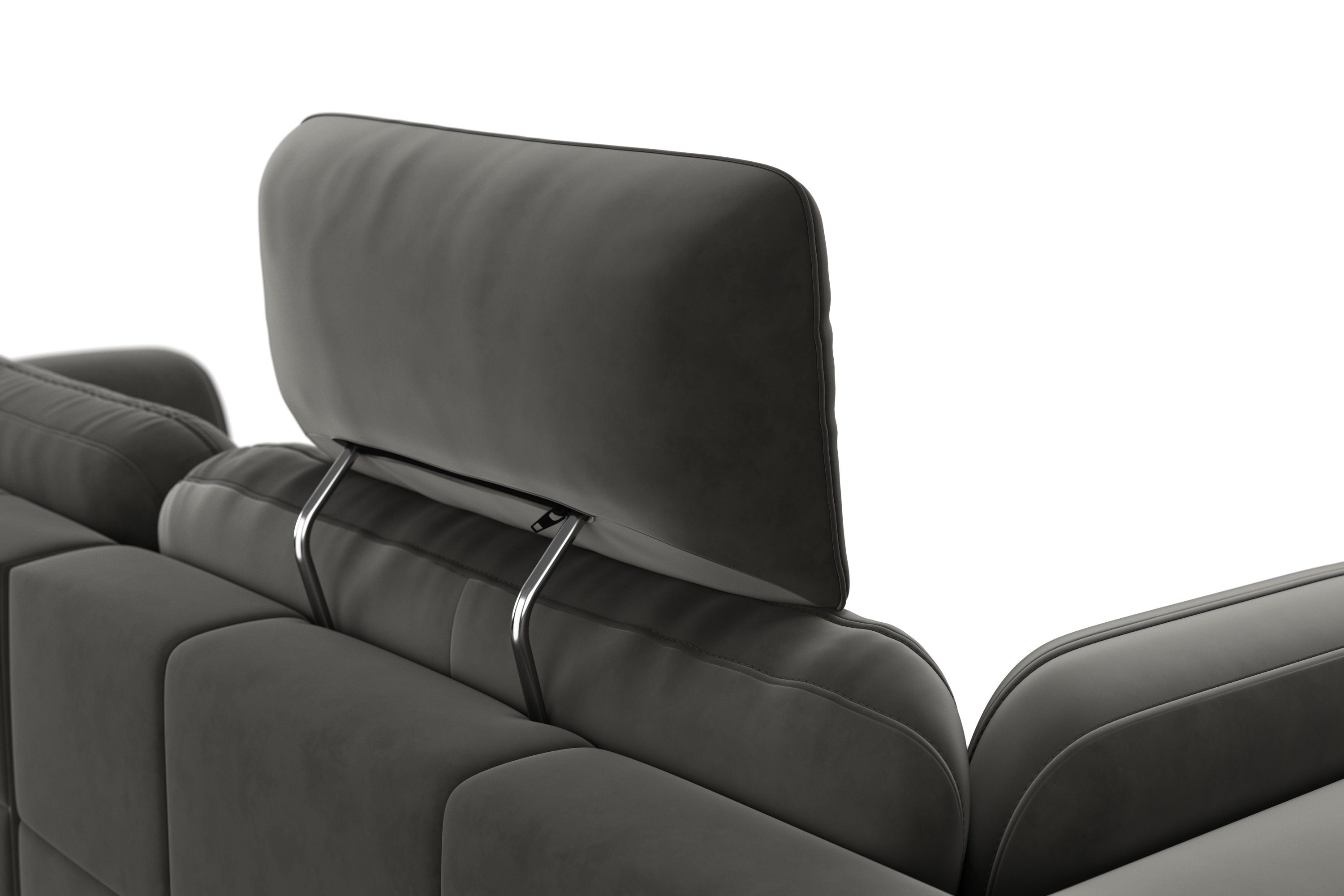 sit&more Hoekbank Bendigo L-vorm inclusief zitdiepteverstelling, bodemvrijheid 12 cm, in 2 pootkleuren