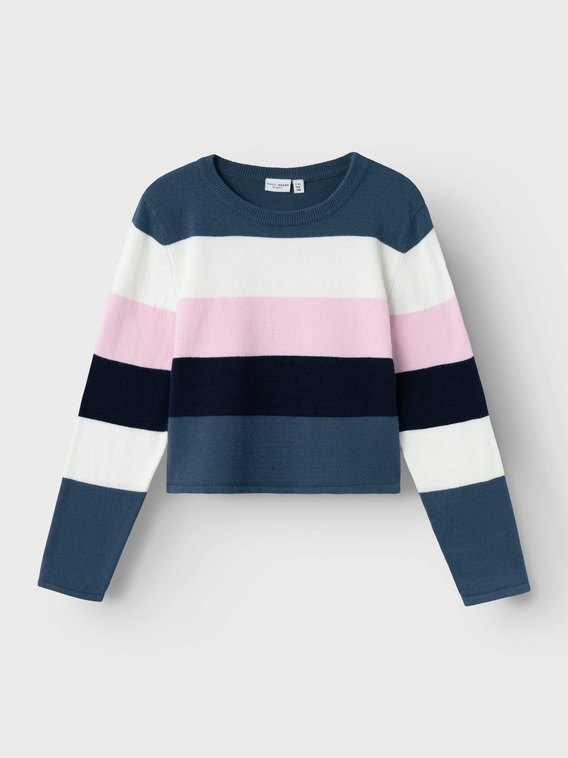 Name It Trui met ronde hals NKFVAJSAS LS SHORT KNIT