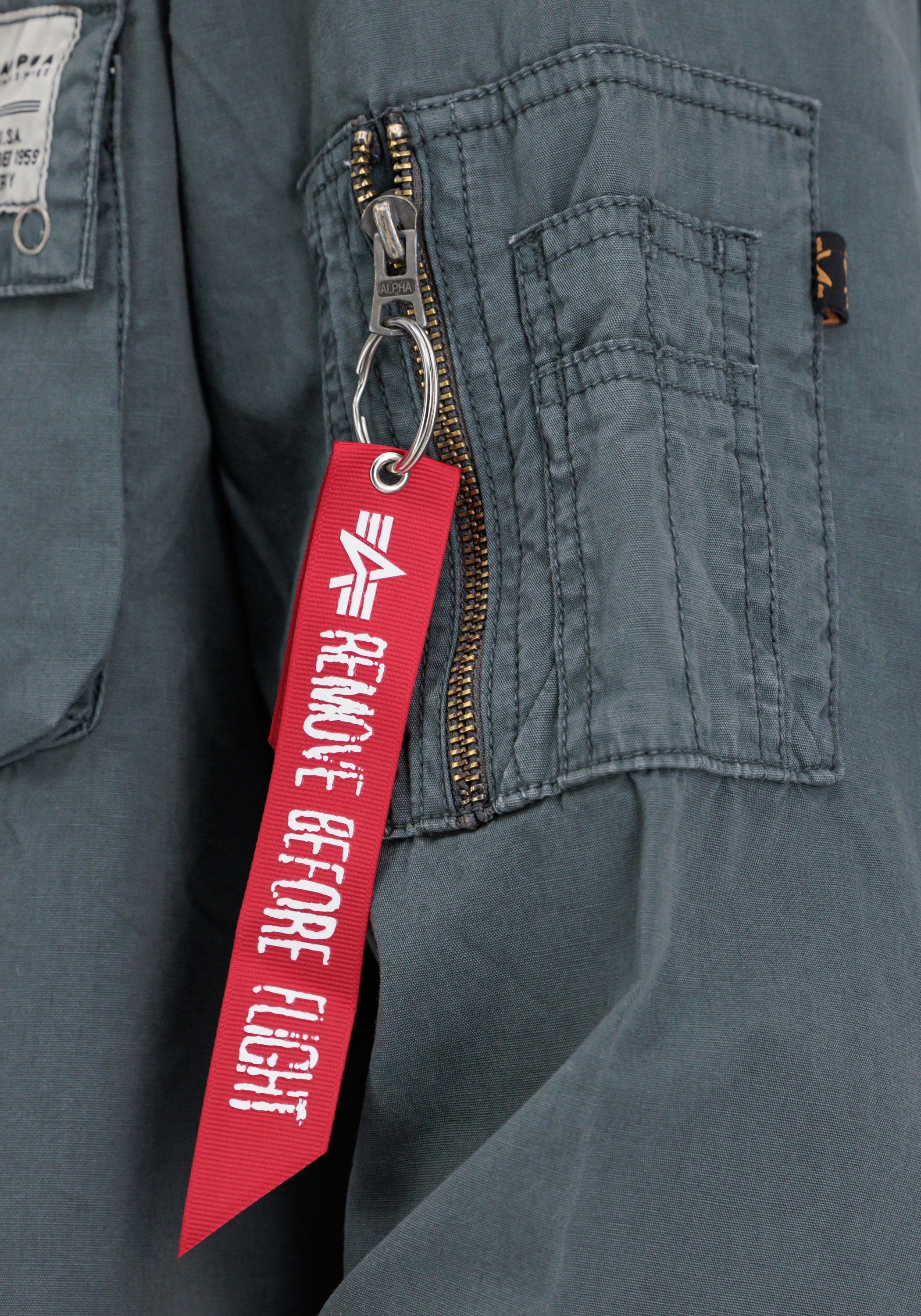 Alpha Industries Oversized shirt Men Shirts Urban Military Shirt