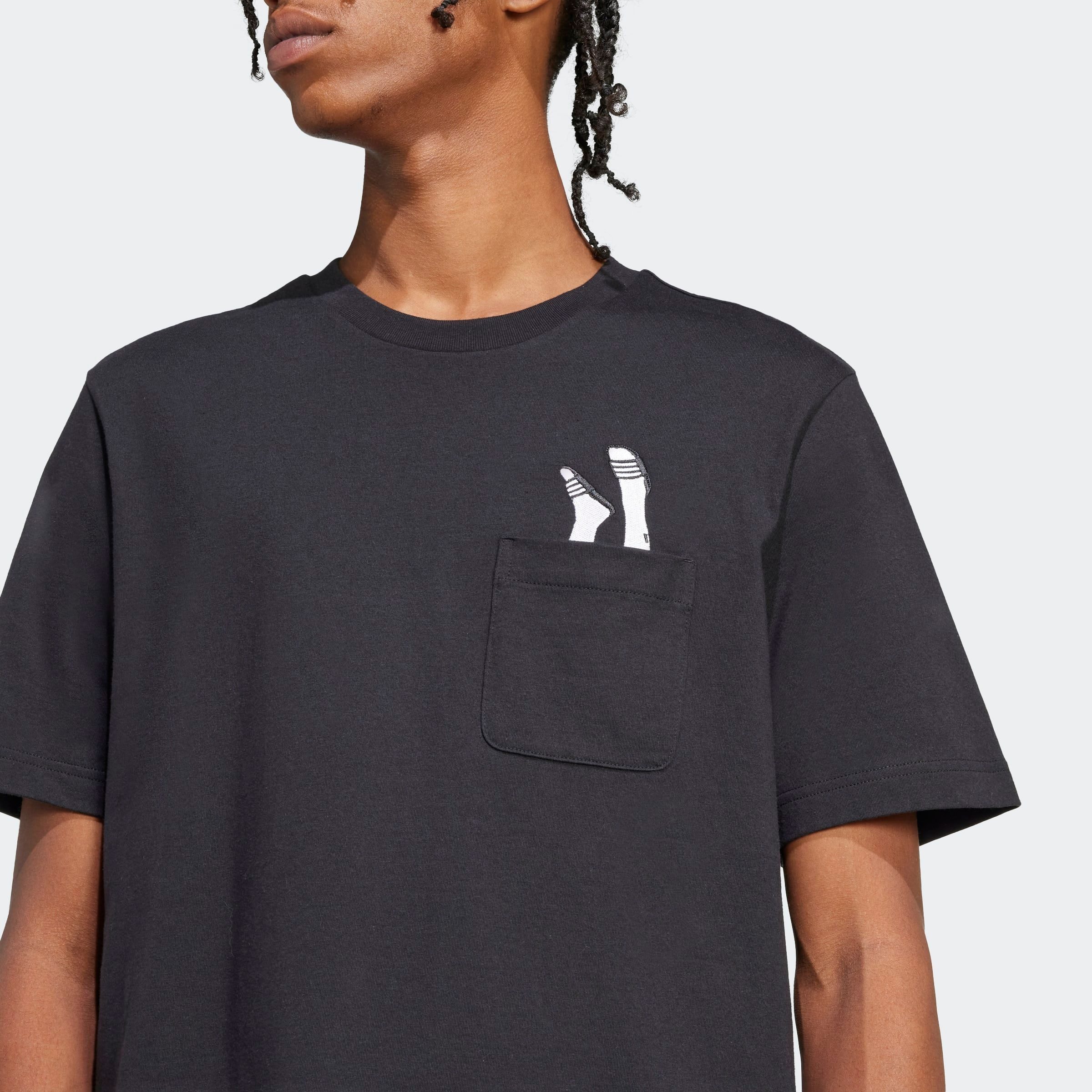 adidas Sportswear T-shirt M L SLIDE PKT T