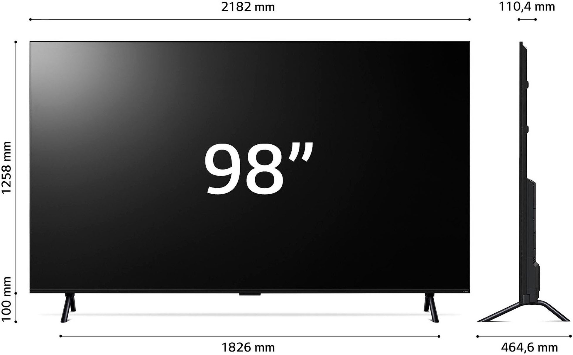 LG DLED-tv 98UT91006LA