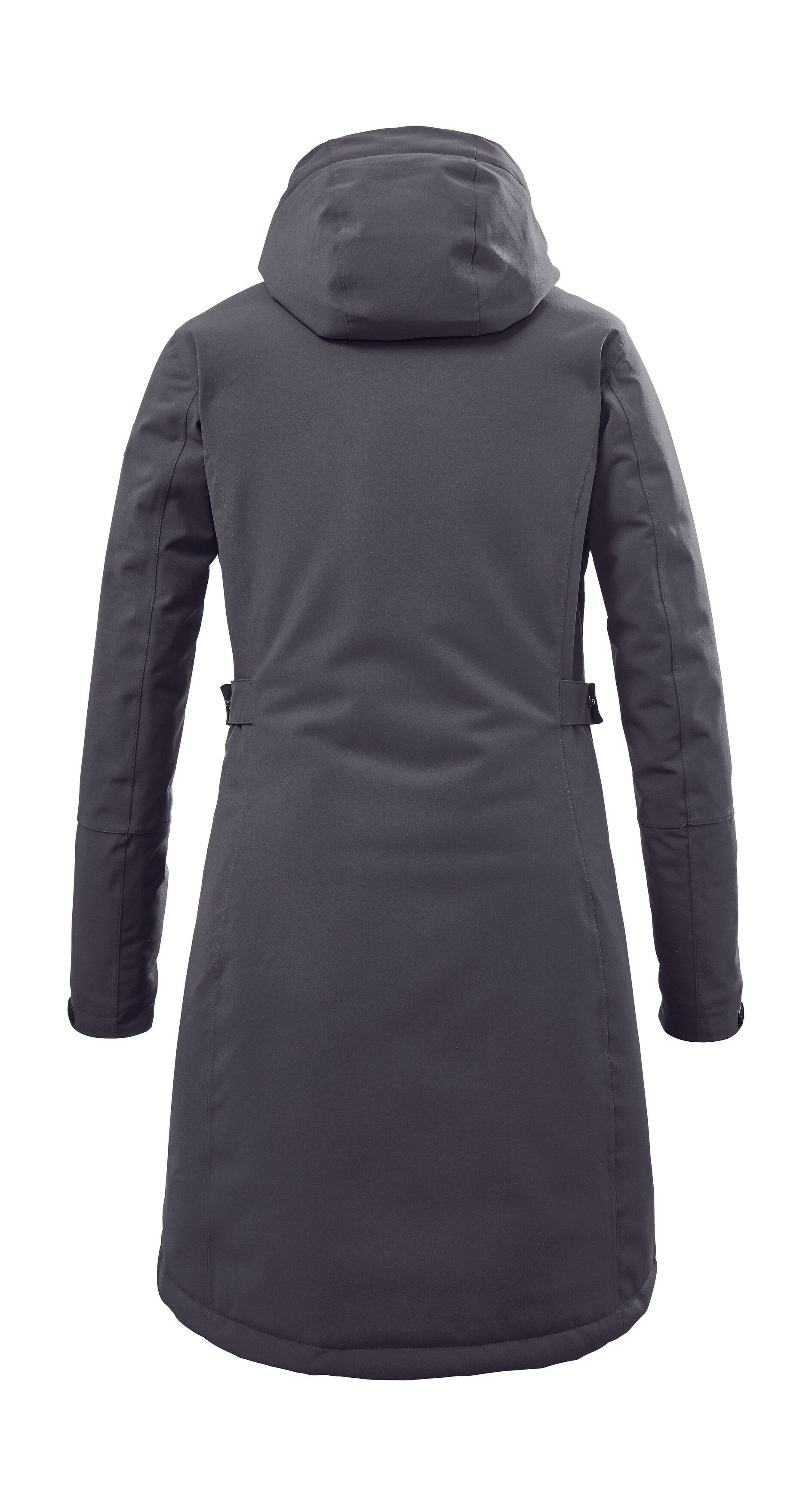 Killtec Parka KOW 165 WMN PRK Water- en winddichte parka met teddyfleece en afneembare capuchon