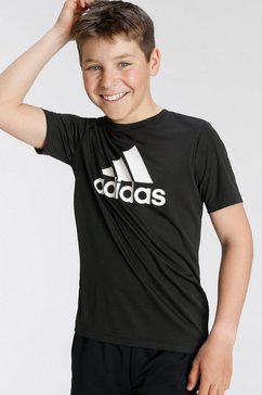 adidas t-shirt adidas designed to move big logo zwart