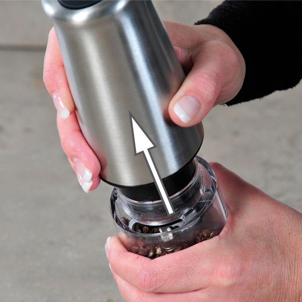 KESPER for kitchen & home Peper- en zoutmolen werkt op batterijvoeding