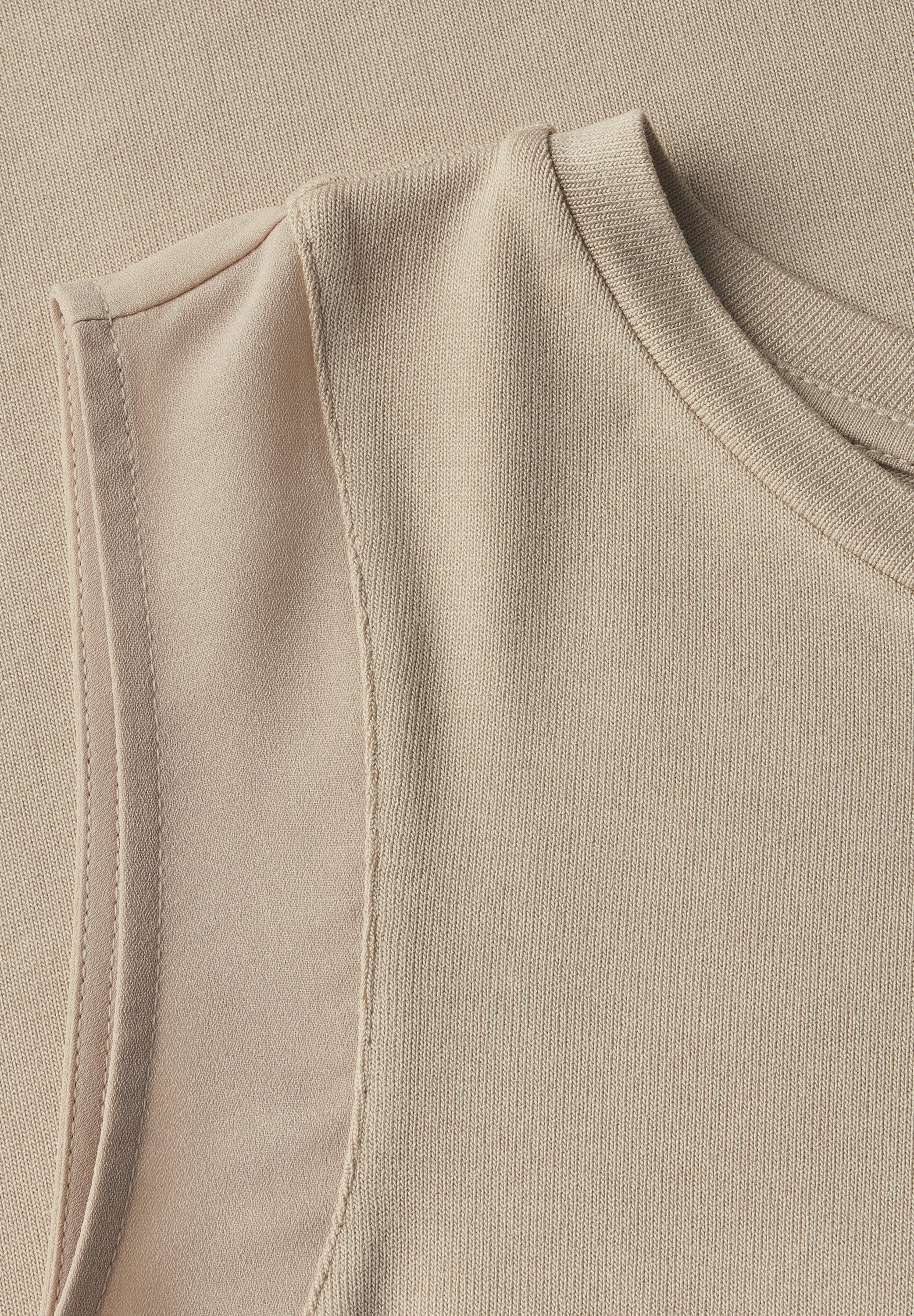 STREET ONE Top met chiffondetails