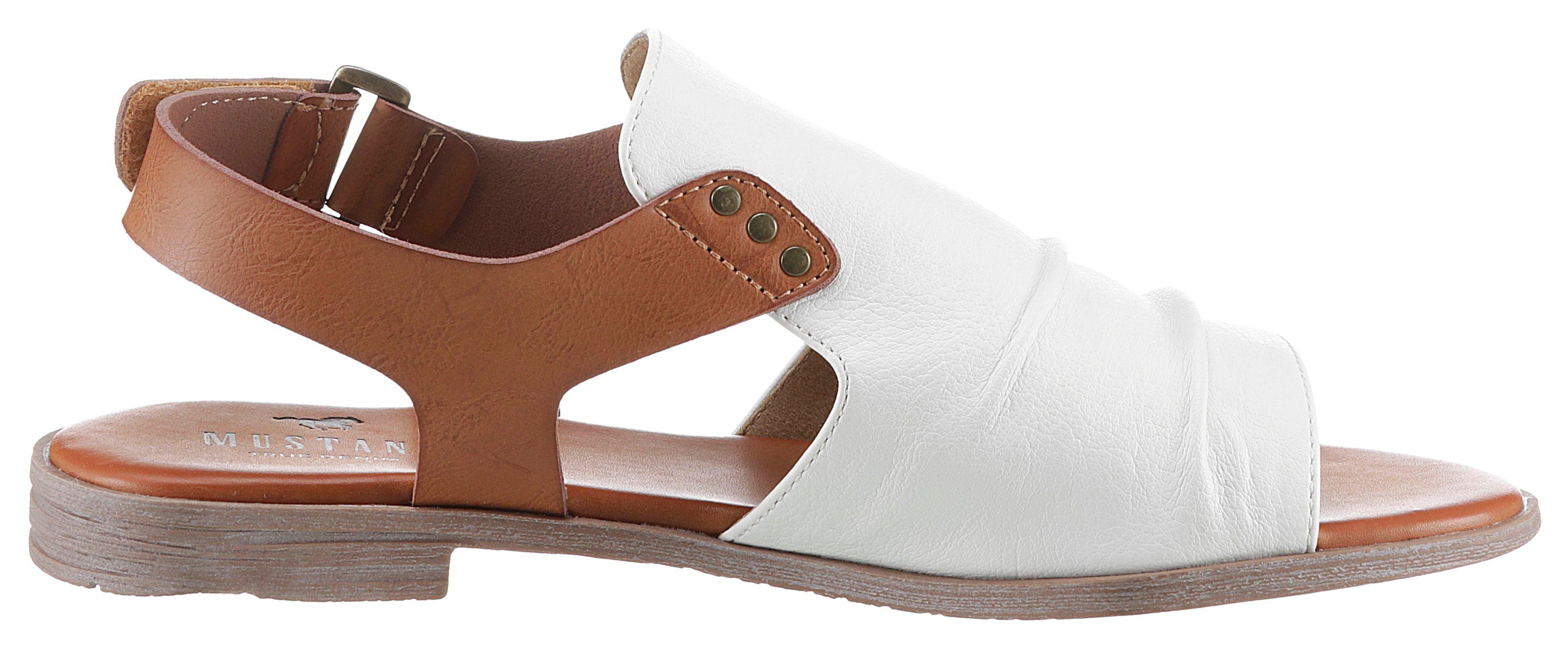 Mustang Shoes Sandalen zomerschoen, sandaal, blokhak, met klittenbandsluiting