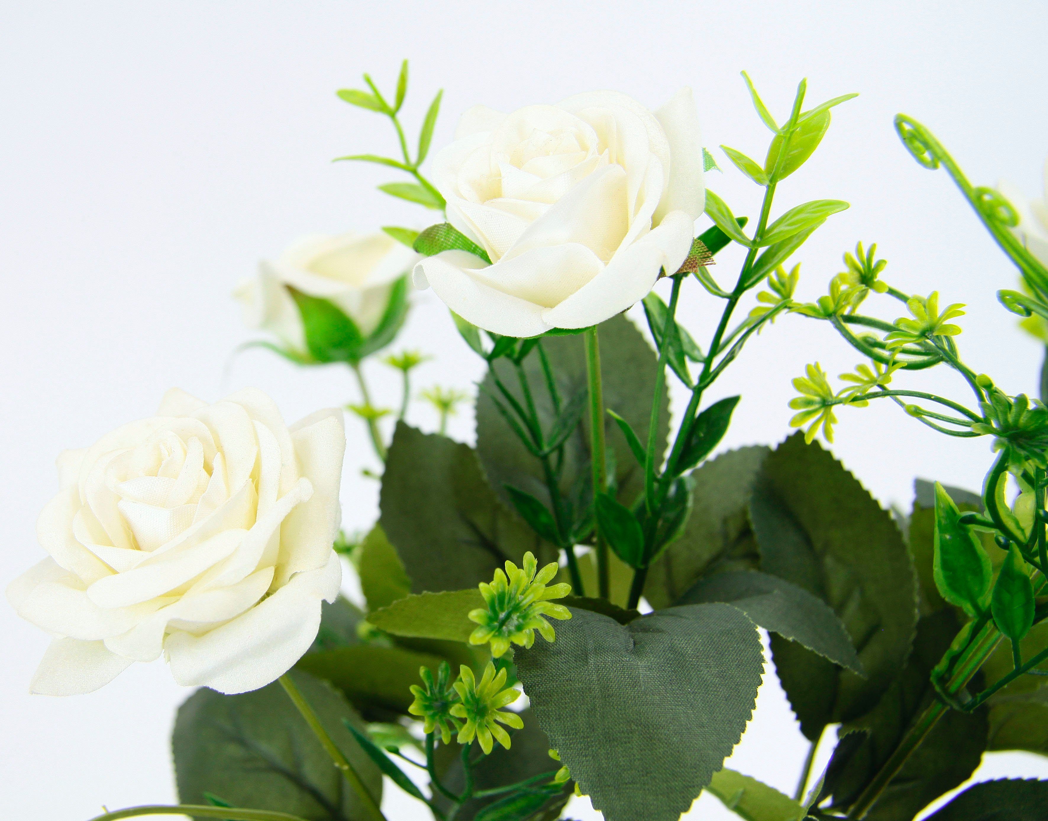 I.GE.A. Boeket kunstbloemen Wilde rozen (2 stuks)