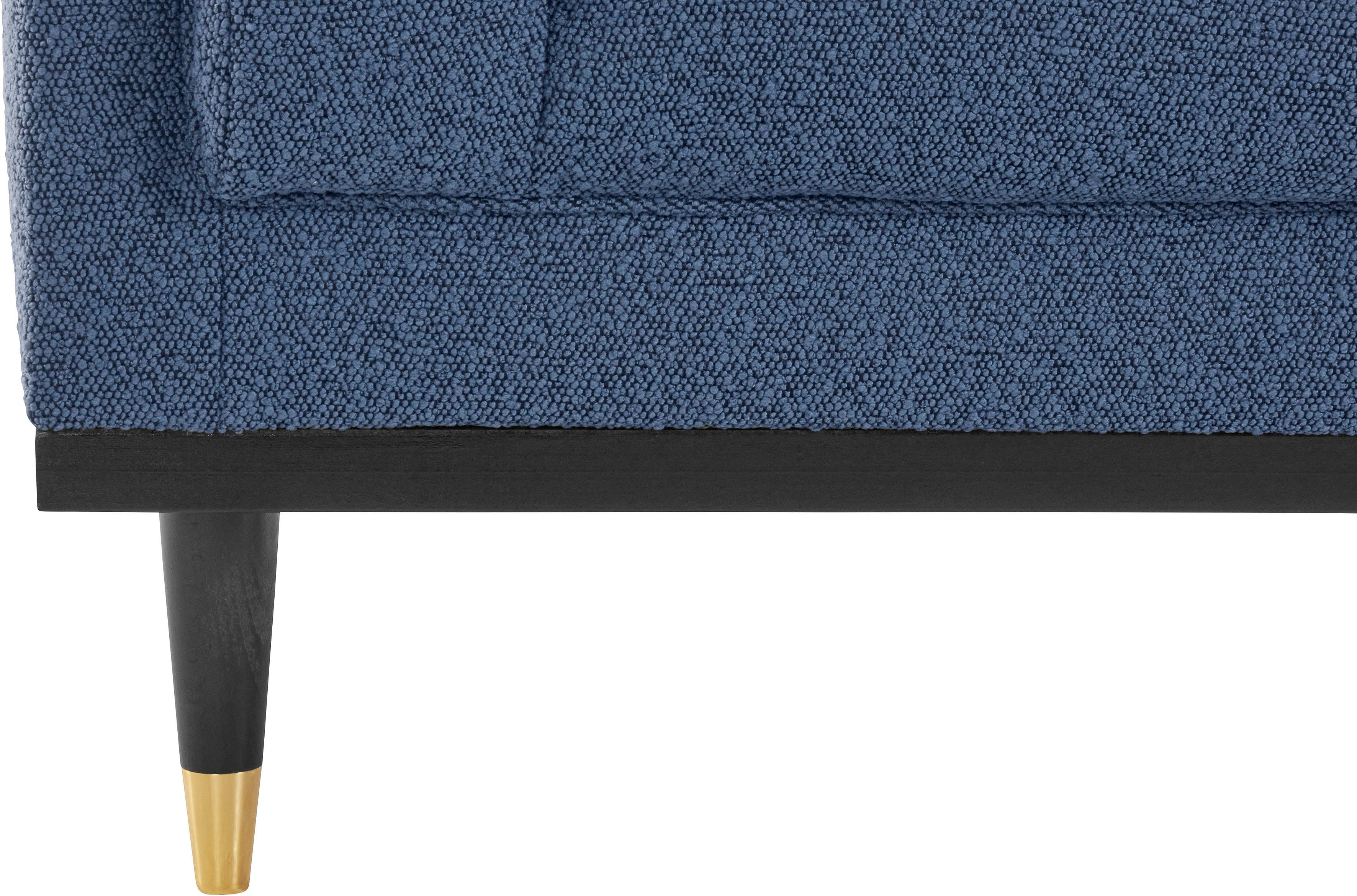 Guido Maria Kretschmer Home&Living Cocktailfauteuil Chamby New stoel bouclé-structuurbekleding met stiksels bij de leuning