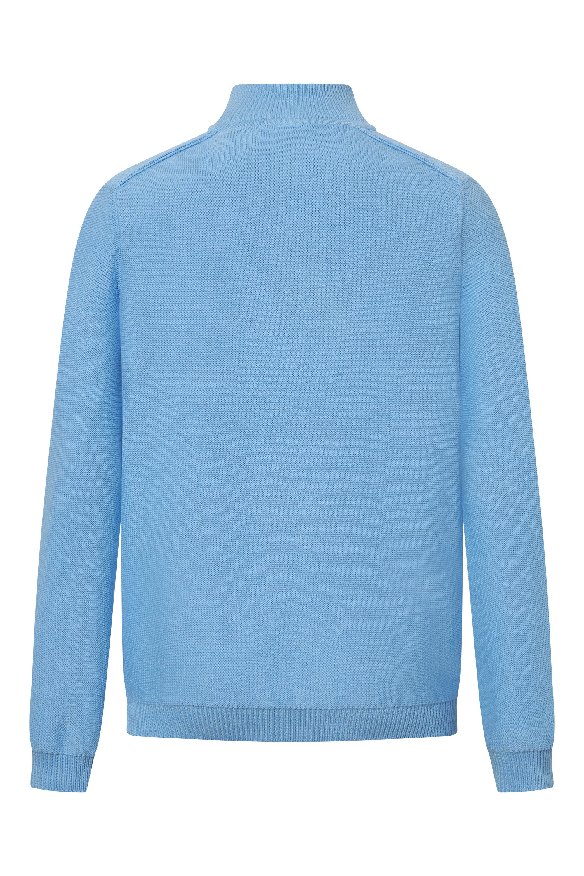 Joop Jeans Trui met staande kraag Paulin Metalen rits elastische tailleband