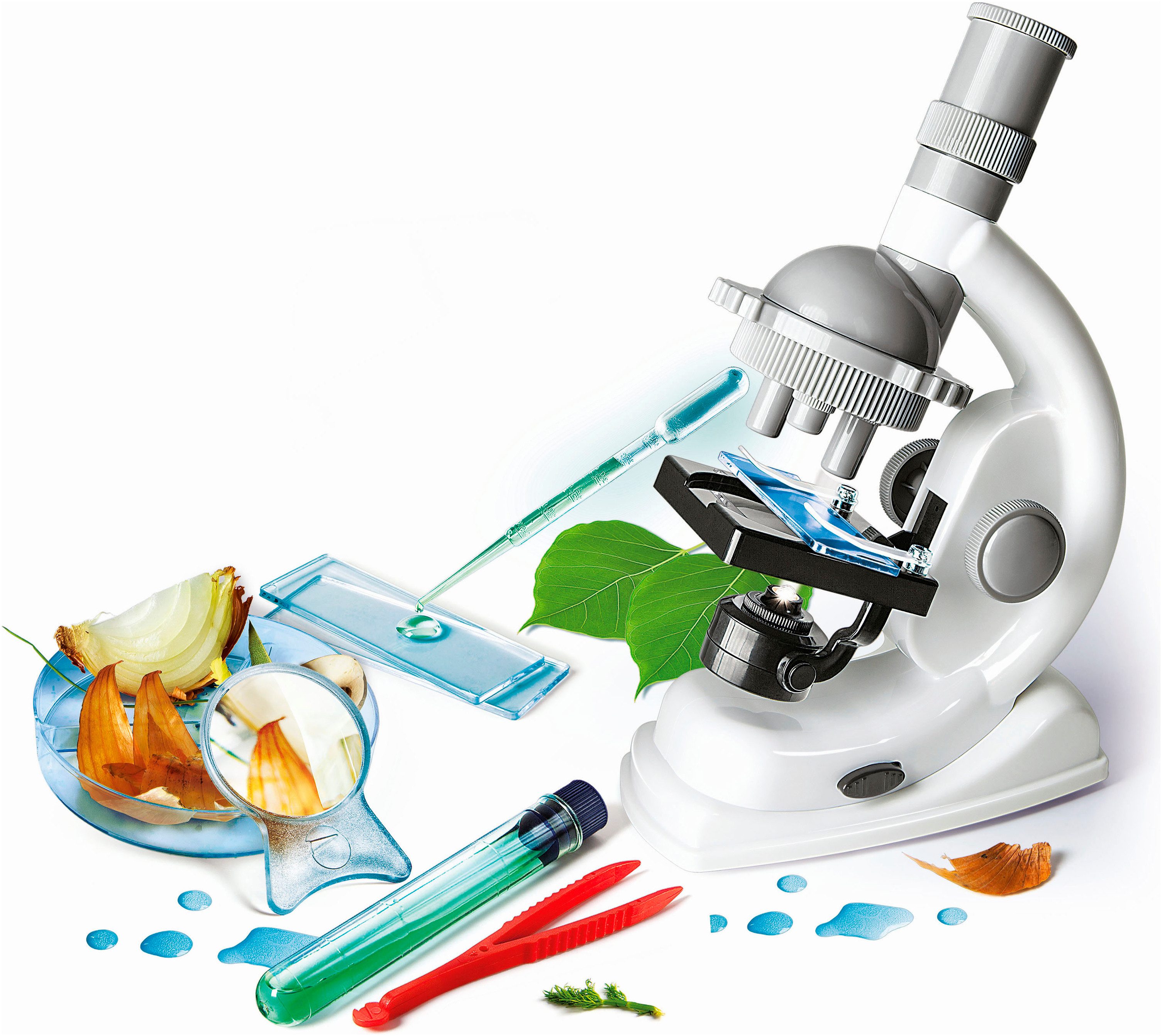 Clementoni® Experimenteerbox Galileo, natuur onder de microscoop