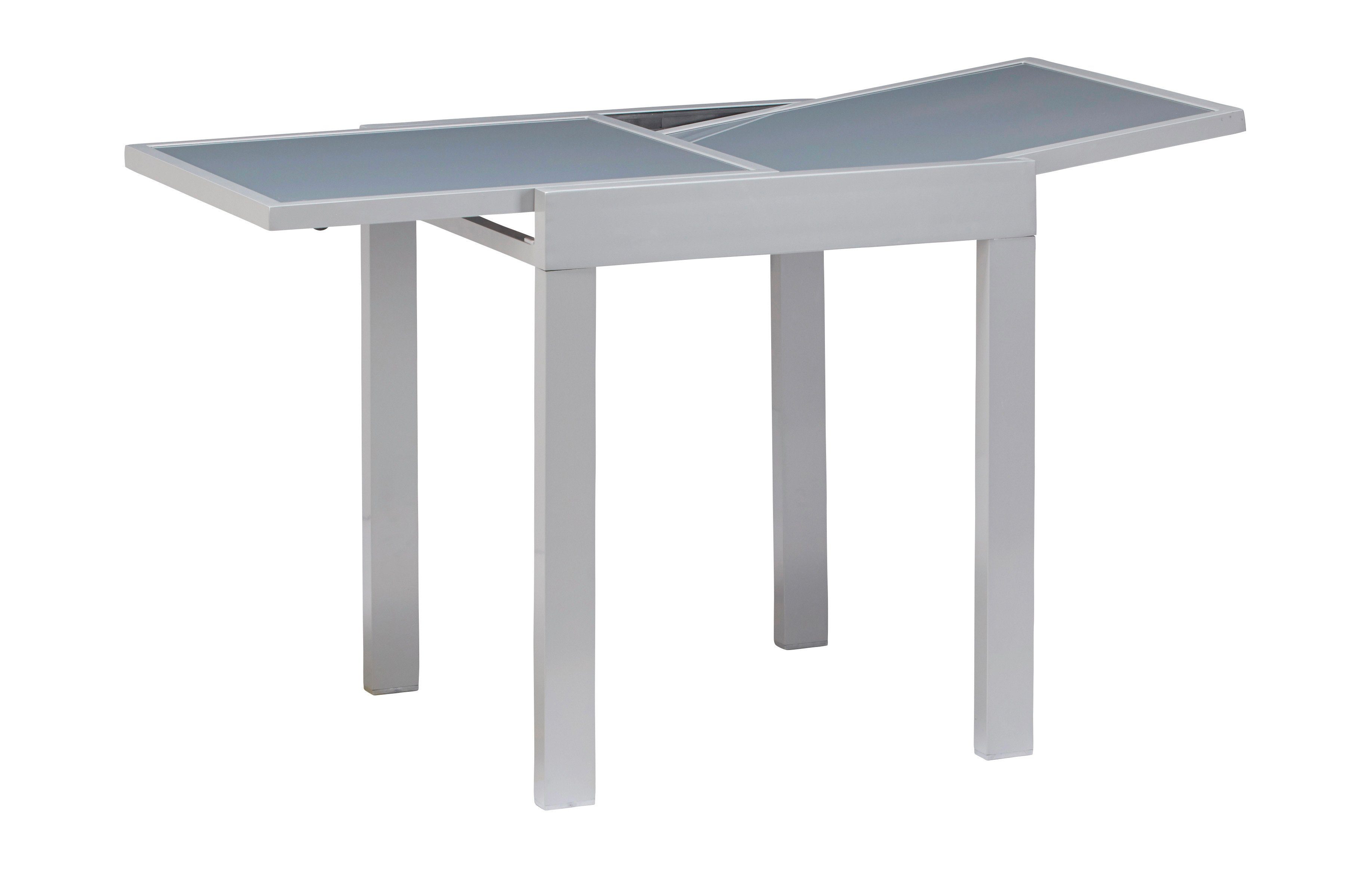 MERXX Tuintafel Lima 65x65-130 cm, uittrekbaar