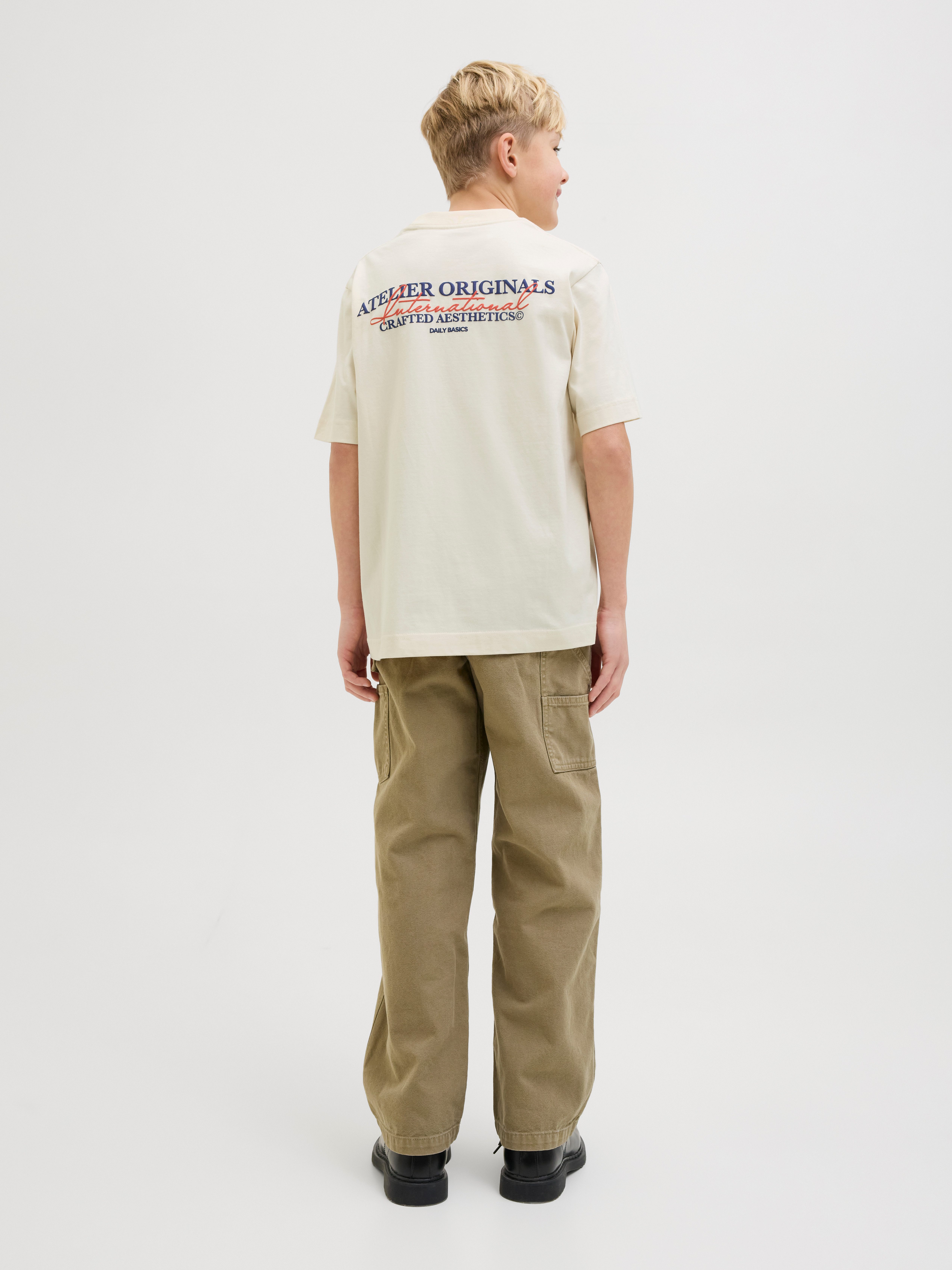 Jack & Jones Junior T-shirt JORISLINGTON TYPE TEE SS CREW N. SN JNR