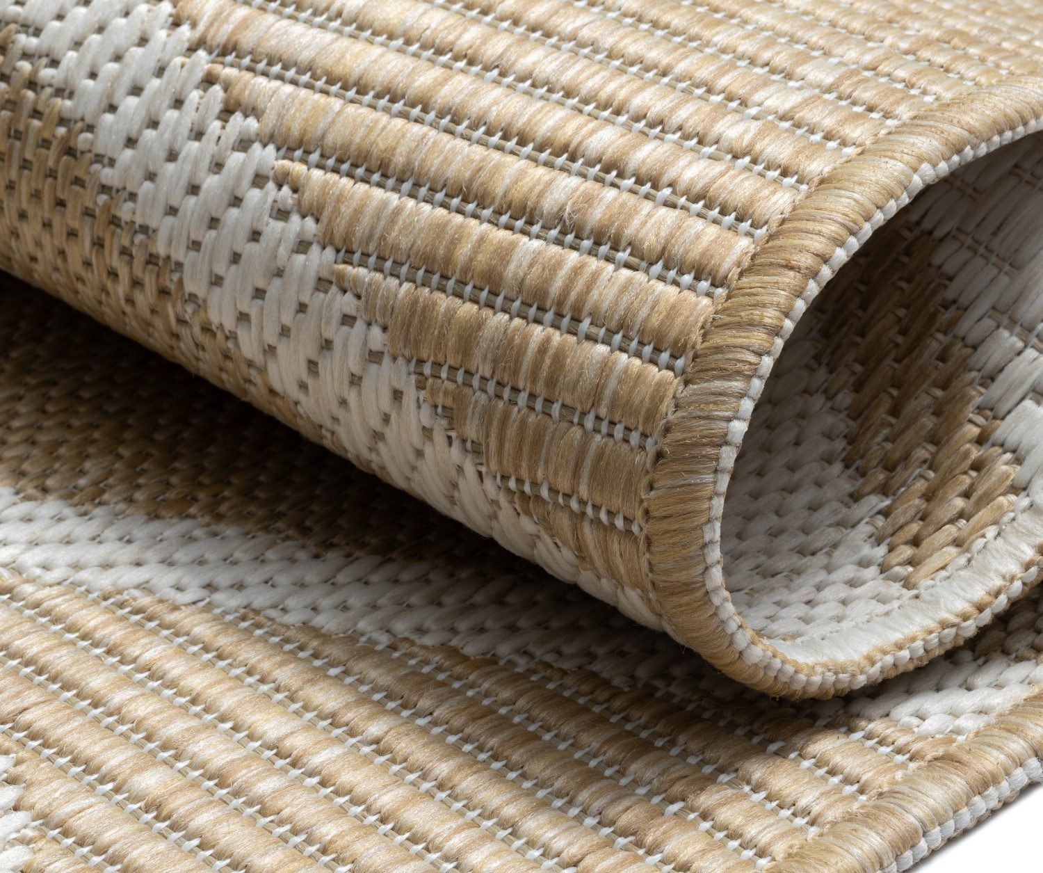 Myflair Möbel & Accessoires Vloerkleed Miller voorraadopruiming Omkeerbaar tapijt, modern ontwerp, geschikt voor buiten, balkon, terras