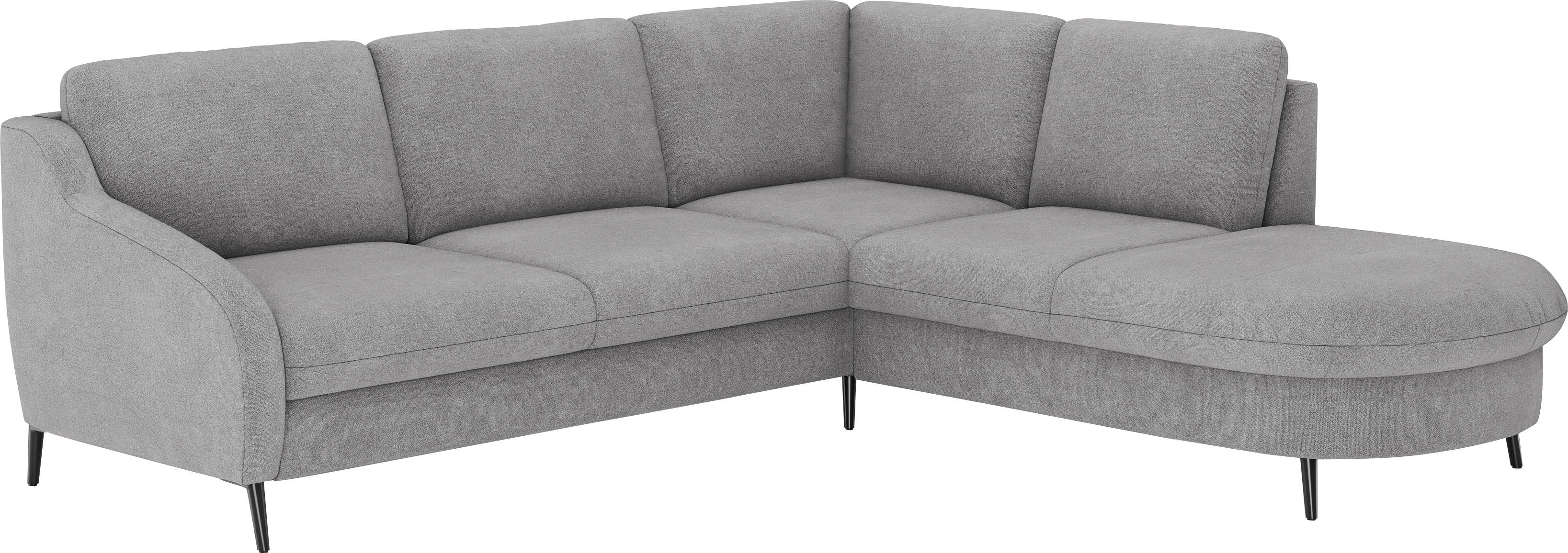 sit&more Hoekbank Soul L-vorm optioneel met bedfunctie en bedlade of lade