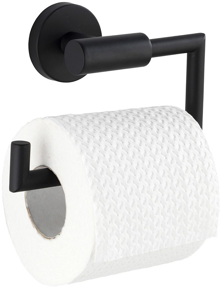 WENKO Toiletrolhouder Model Bosio incl. power-loc® lijm, roestvrij staal, bevestiging zonder boren (set)