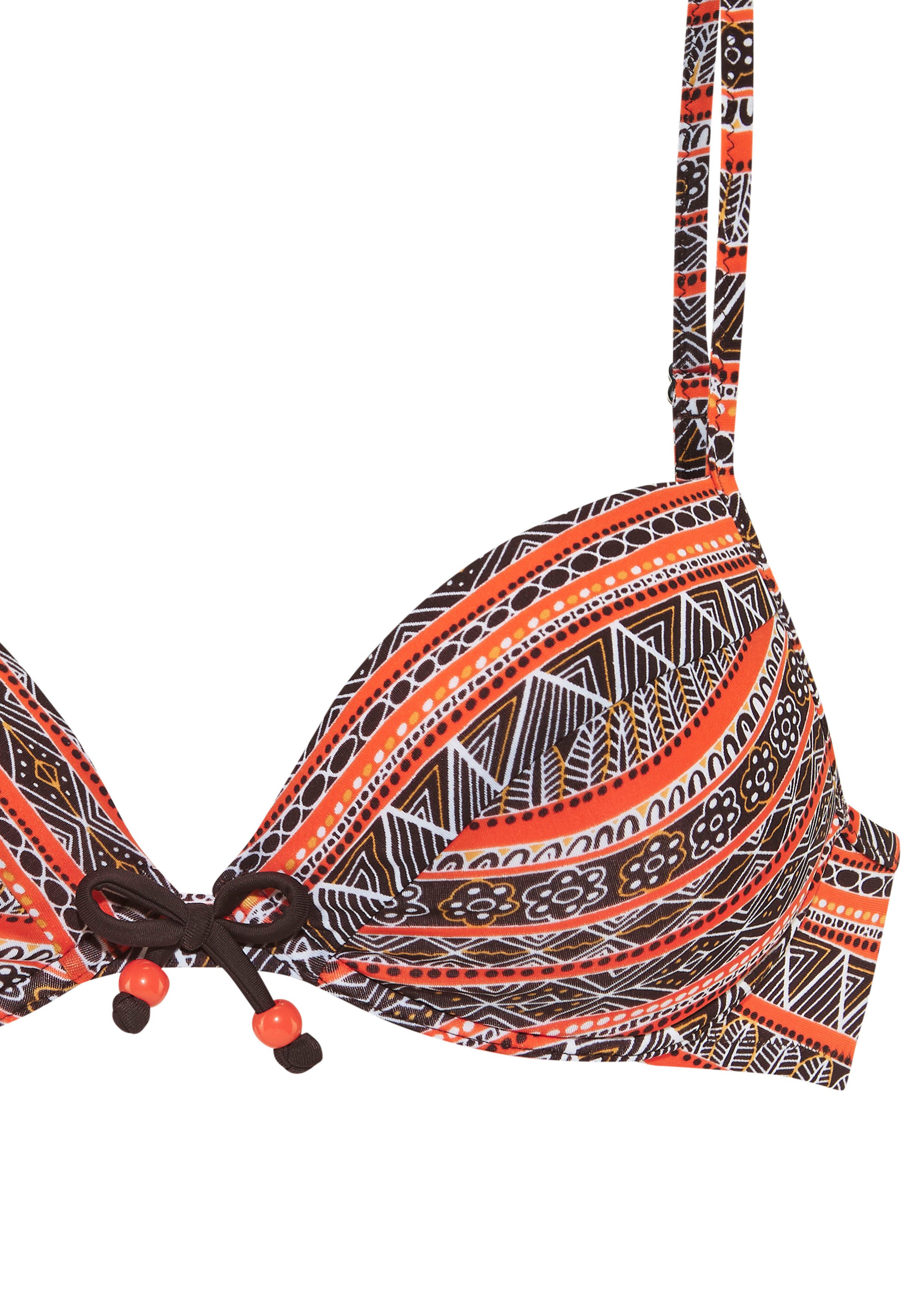 Buffalo Push-upbikini Met trendy streepdruk