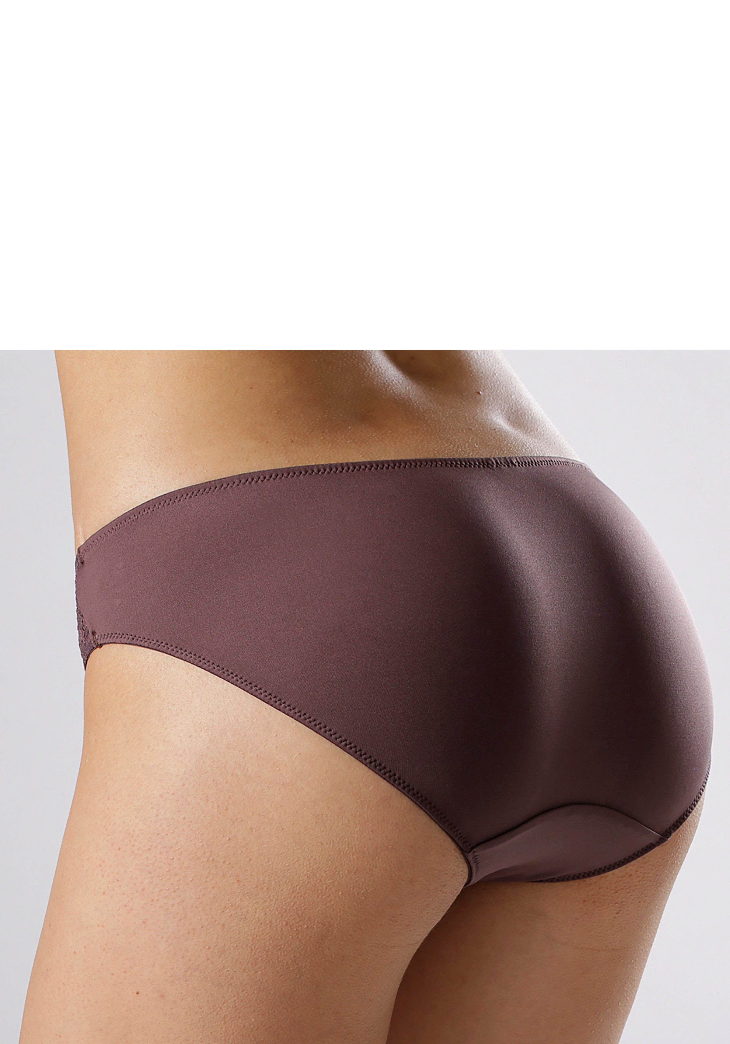 Petite fleur Slip met iets transparante jacquard-kant aan beide kanten opzij (3 stuks)