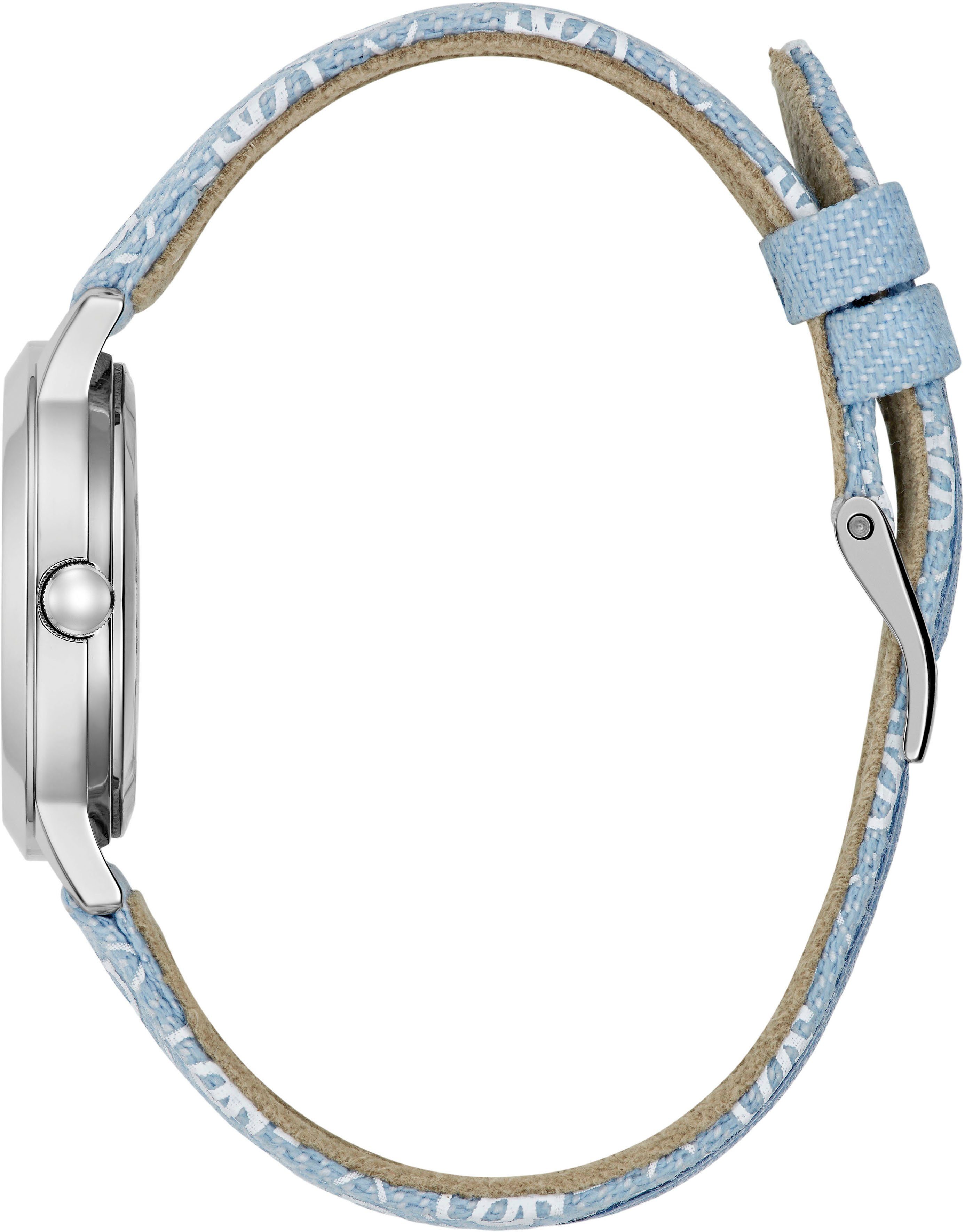 Guess Kwartshorloge Mandy Polshorloge, kinderhorloge, meisjeshorloge, textiel band, cadeau