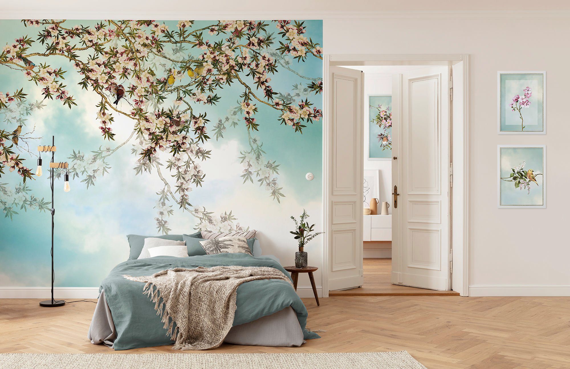 Komar Wanddecoratie Gazouillis des Oiseaux Wanddecoratie - zonder lijst (1 stuk)