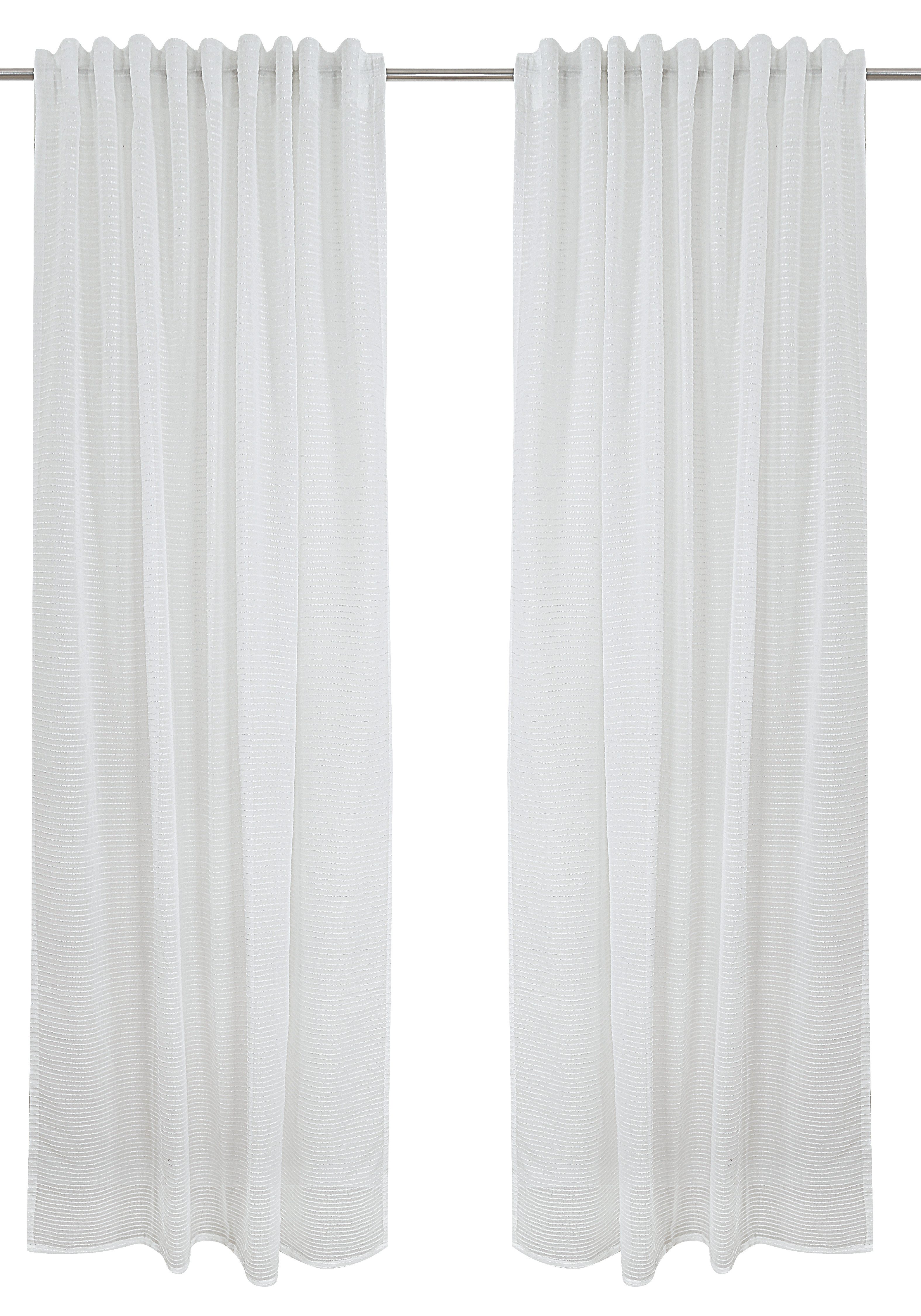 Home affaire Gordijn Authal Jacquard gordijn met chenille draad (1 stuk)