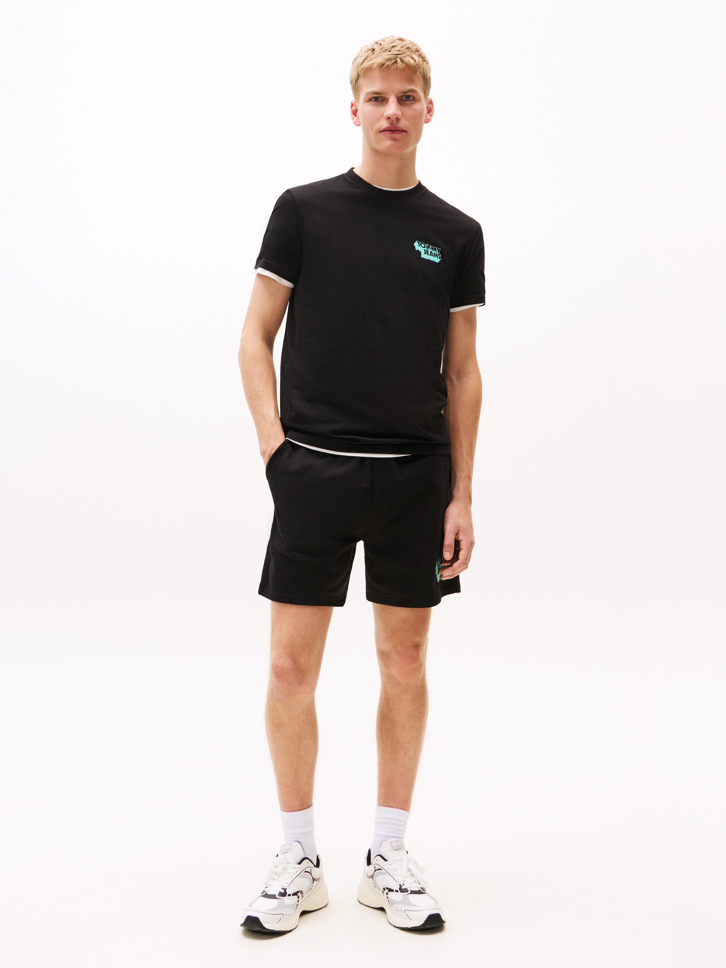 TOMMY JEANS T-shirt TJM SLIM STACK LOGO TEE EXT