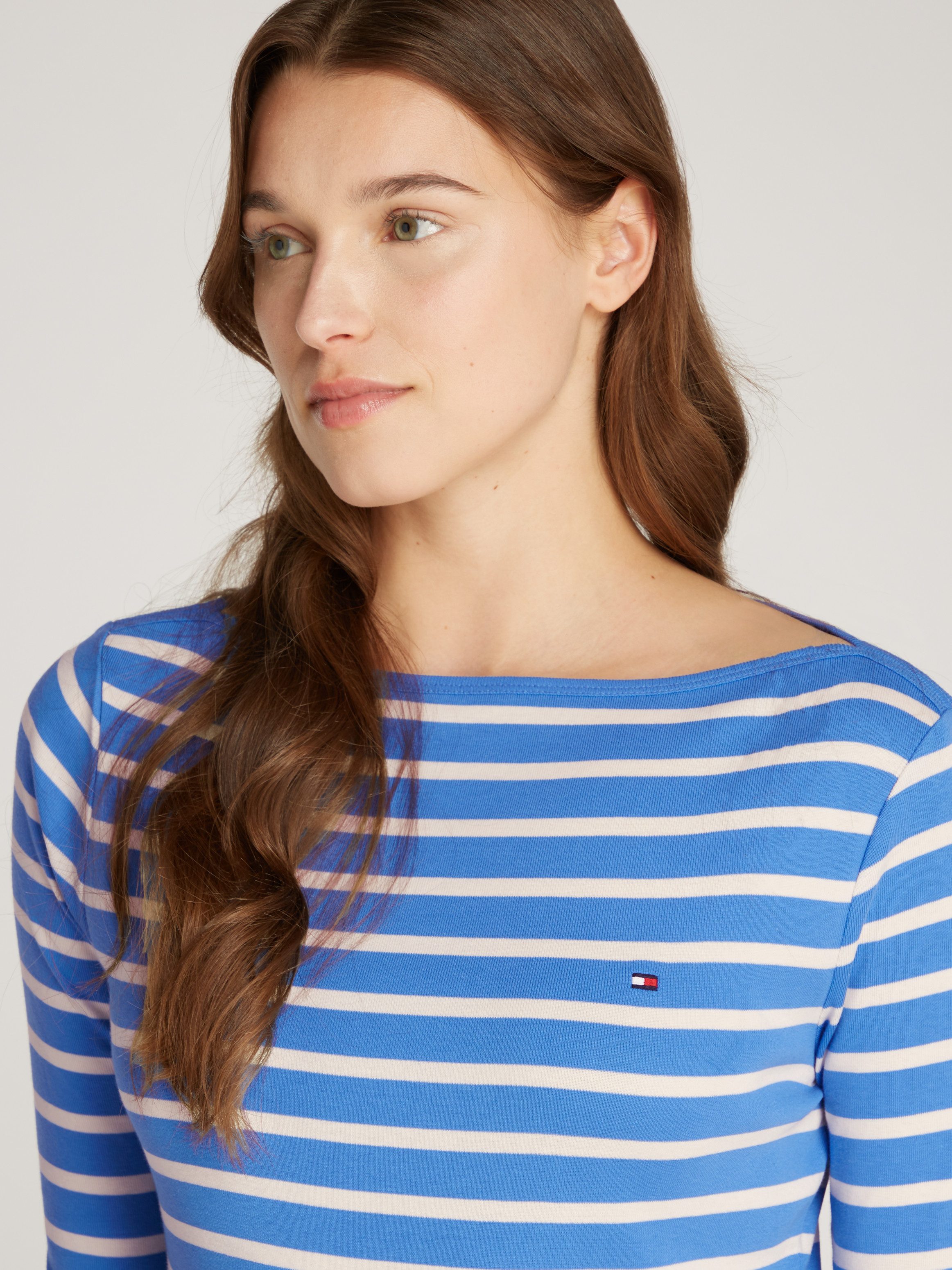 Tommy Hilfiger Shirt met 3 4 mouwen NEW CODY SLIM BOAT-NK 3 4SLV