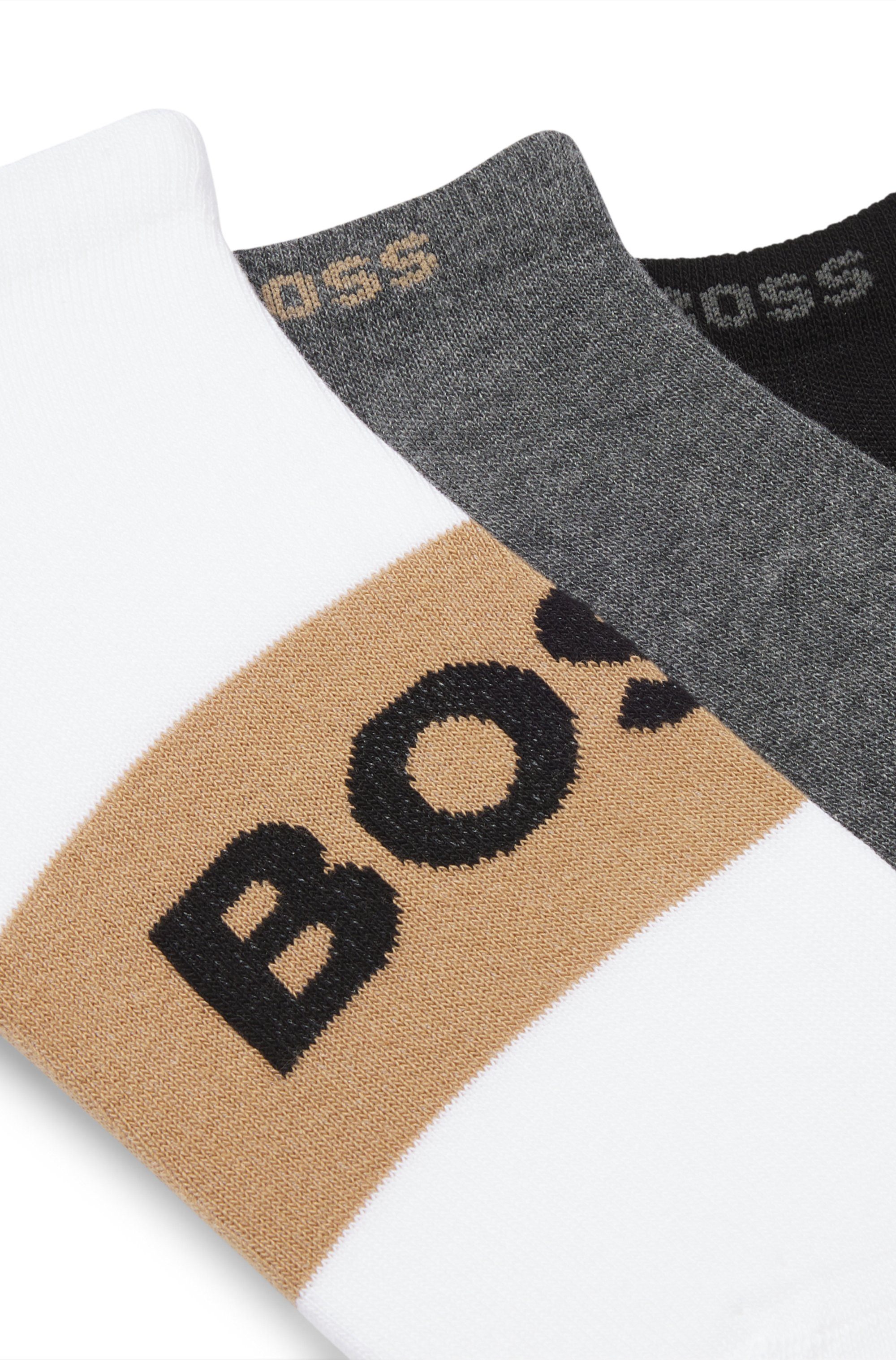BOSS Sneakersokken 3P AS Logo CC (3 paar)