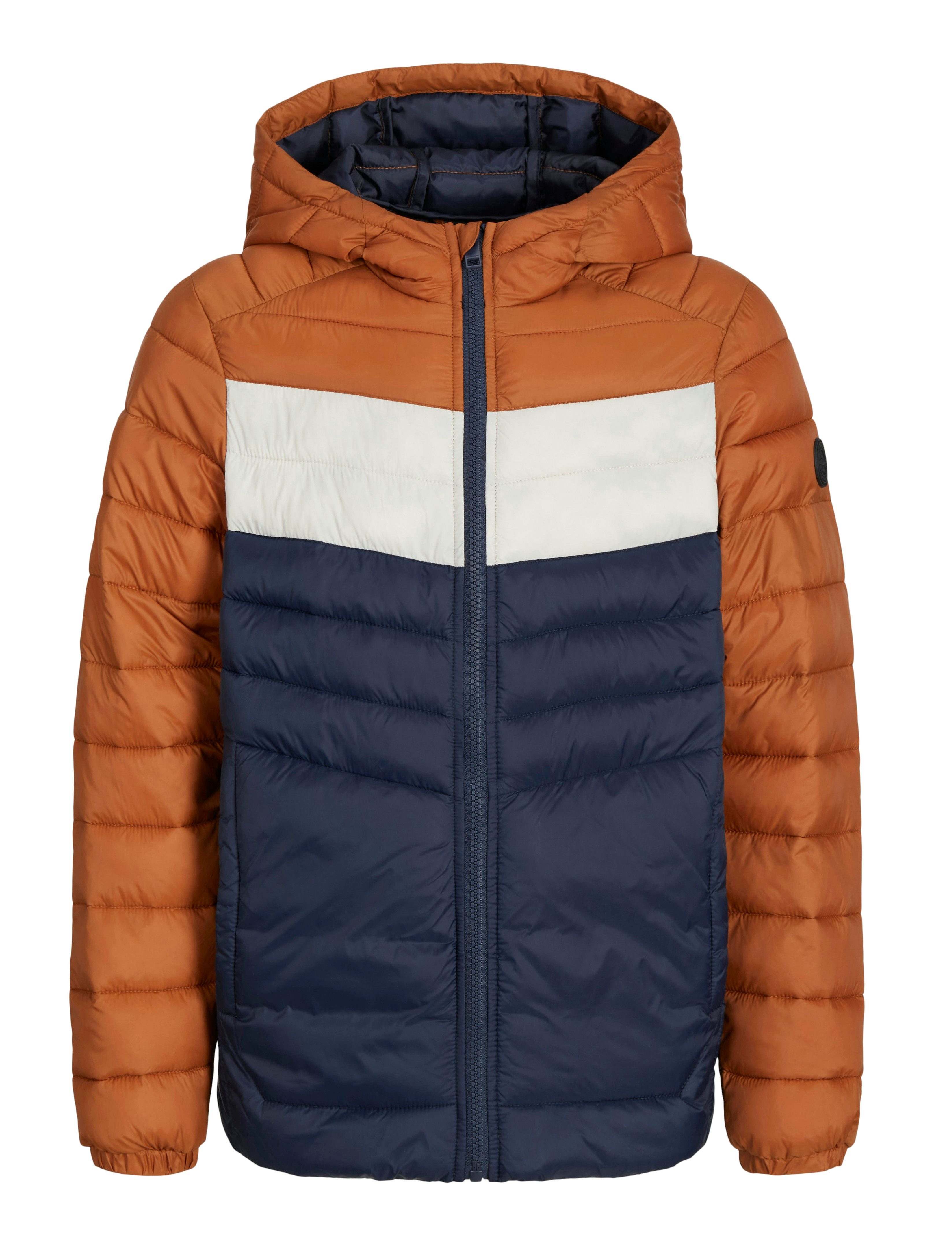 Jack & Jones Junior Gewatteerde jas JJESPRINT PUFFER HOOD NOOS JNR