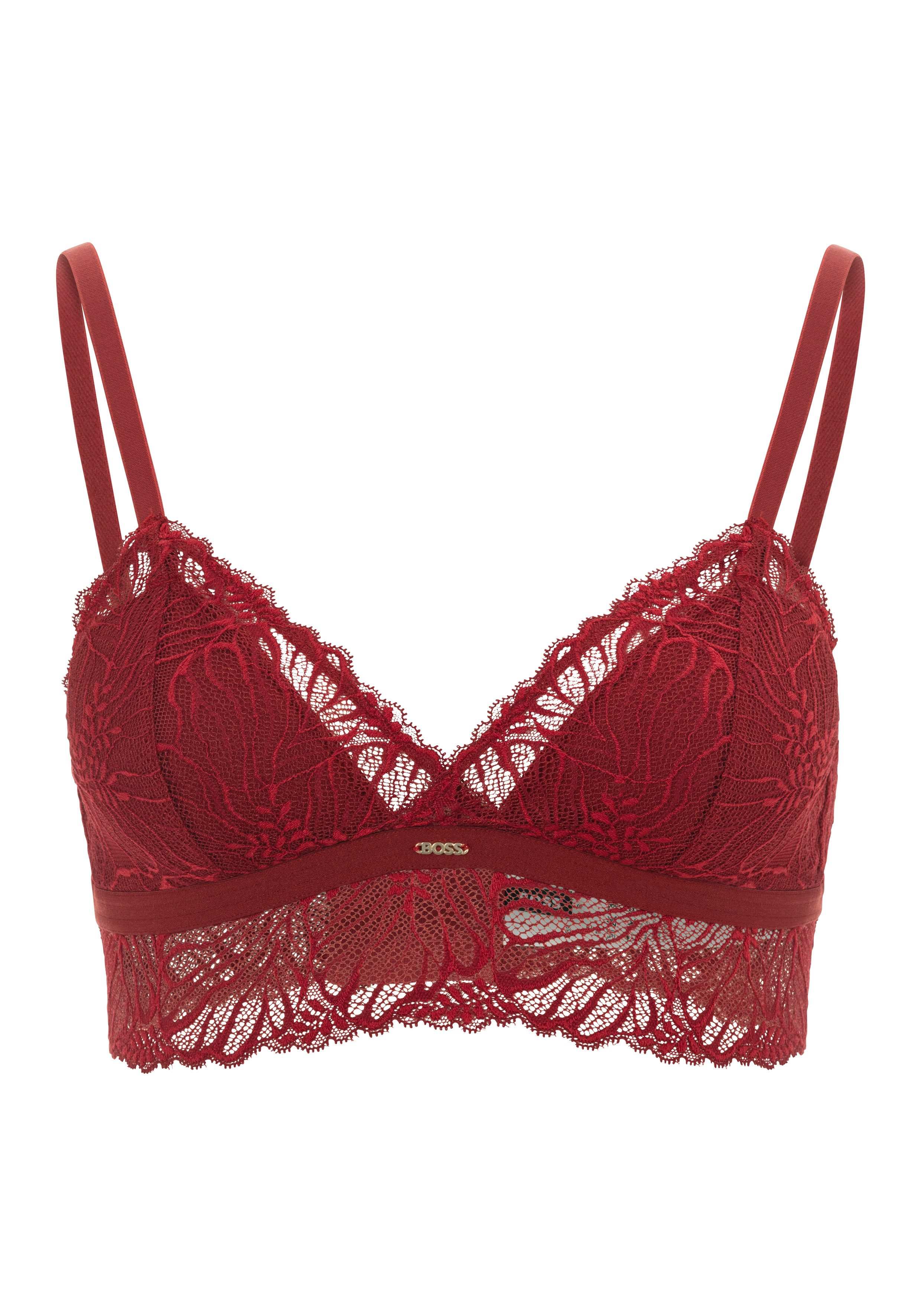 BOSS Triangel-bh BIANCA 10262 dames bh's maat M rood