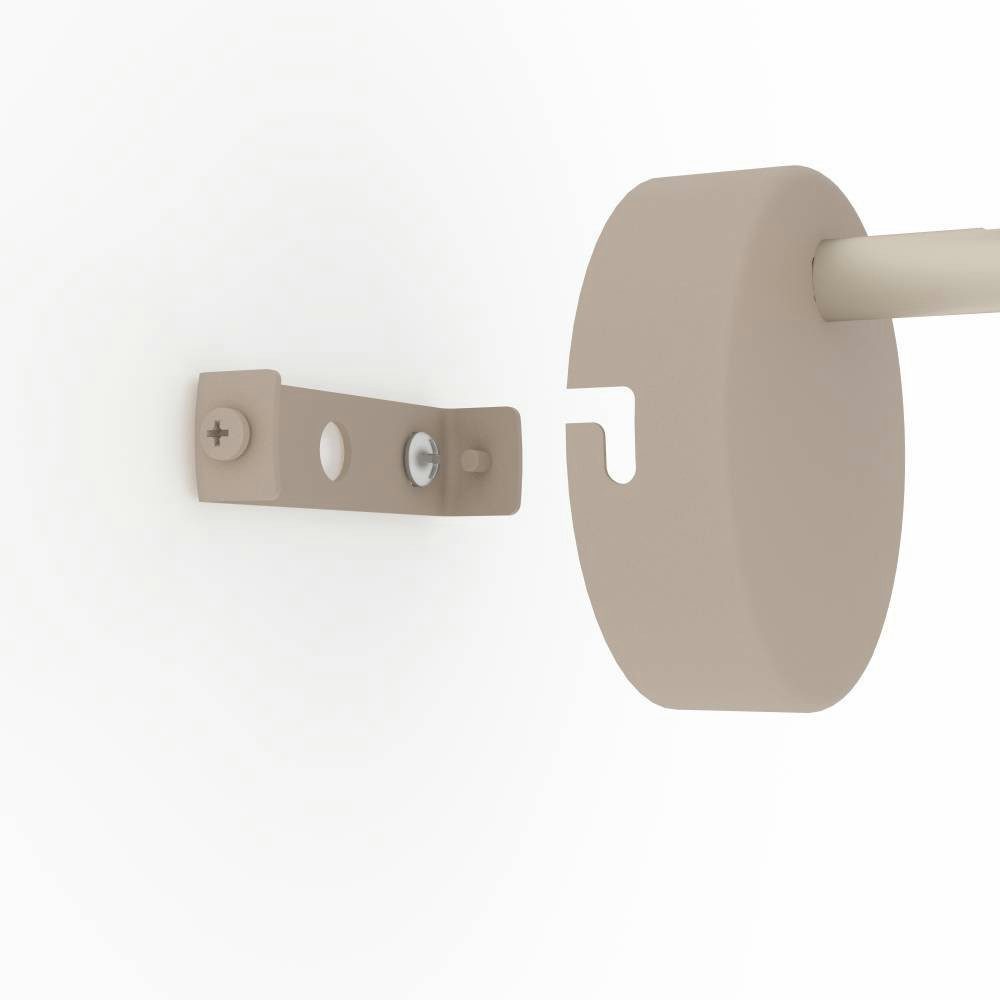 EGLO Plafondspot CORATO Wandlamp, wandspot van metaal in zandkleur en glas in wit, E14 (1 stuk)