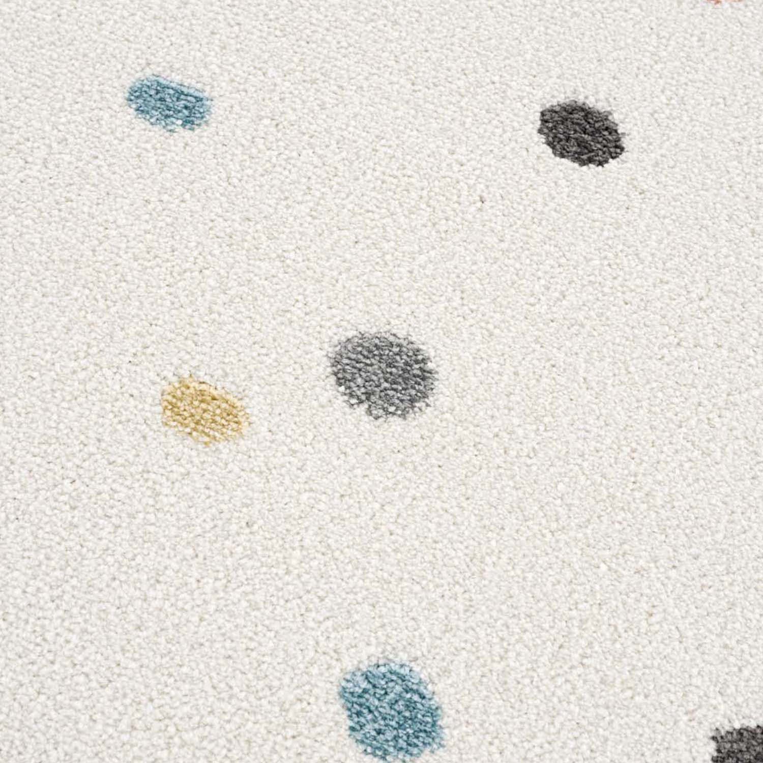 Carpet City Kindervloerkleed Anime9396 Speelkleed, veelkleurige kanten, zachte pool, gemakkelijk in onderhoud, kinderkamer