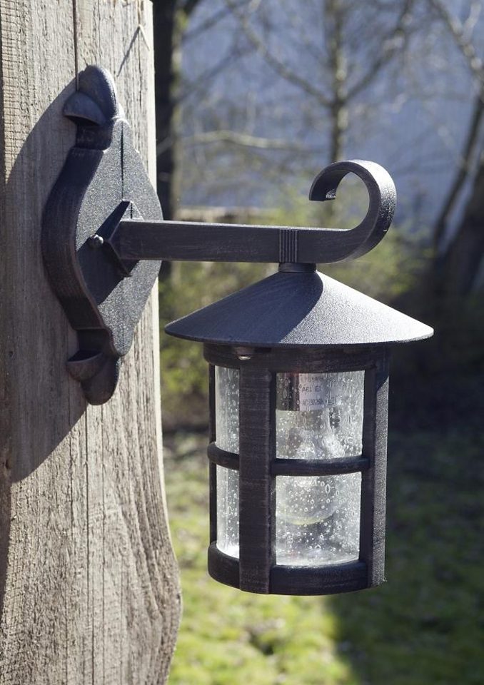 Brilliant Leuchten Wandlamp voor buiten Jordy 29 cm hoogte, e27 max. 60 w, led geschikt, van roestvrij edelstaal